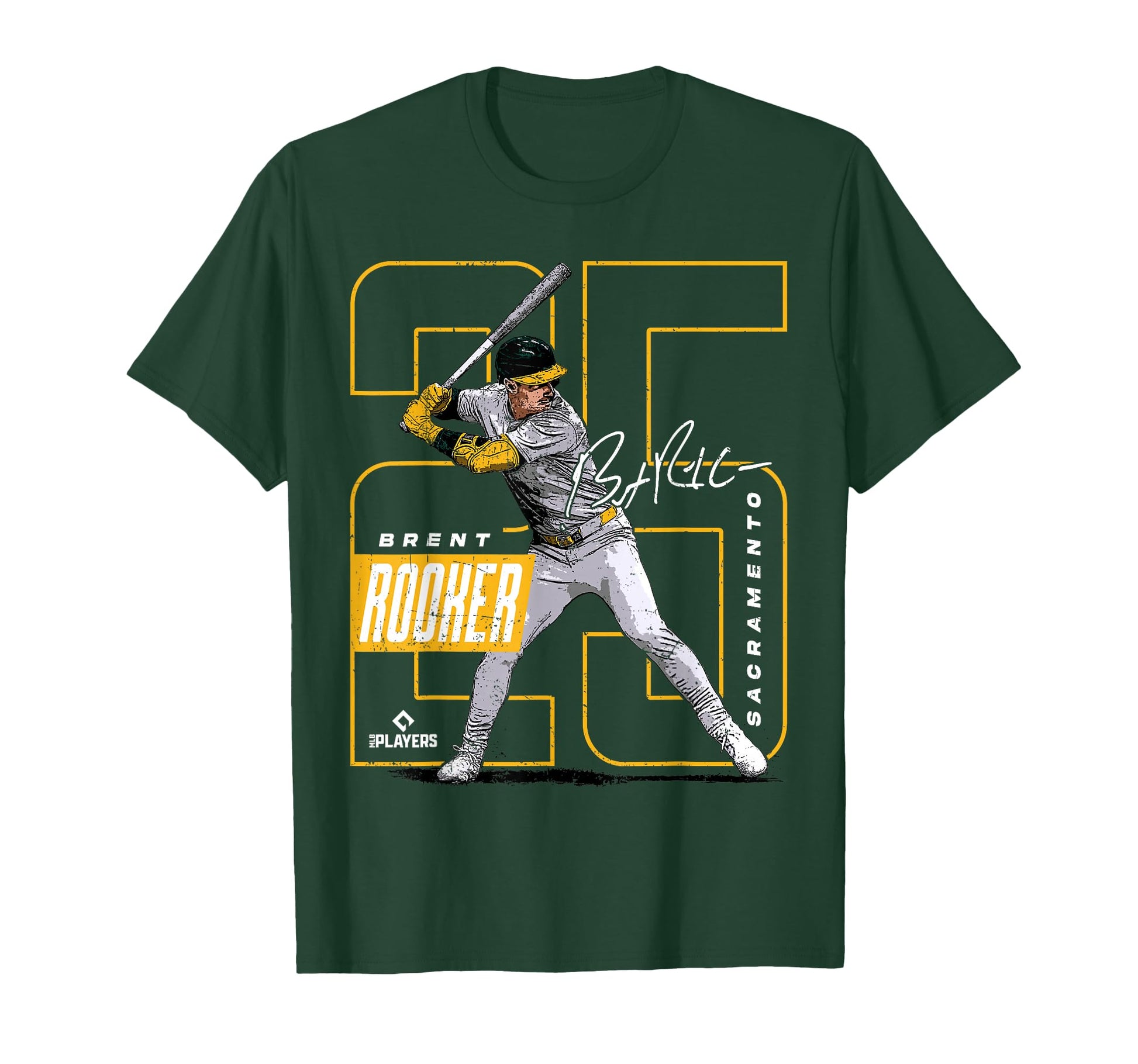 Brent Rooker Sacramento Mlb Baseball T-Shirt - Aesthetic Graphic Unisex - T-Shirt, Sweatshirt, Hoodie