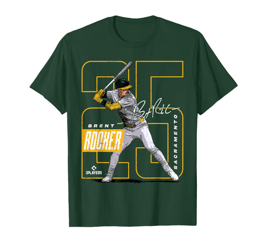 Brent Rooker Sacramento Mlb Baseball T-Shirt - Aesthetic Graphic Unisex - T-Shirt, Sweatshirt, Hoodie