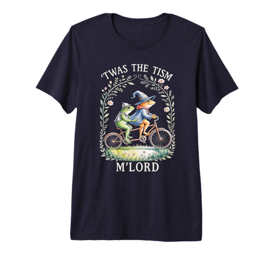Bicycle Cottagecore Frog Tandem T-Shirt - Aesthetic Graphic for Adults - T-Shirt, Sweatshirt, Hoodie