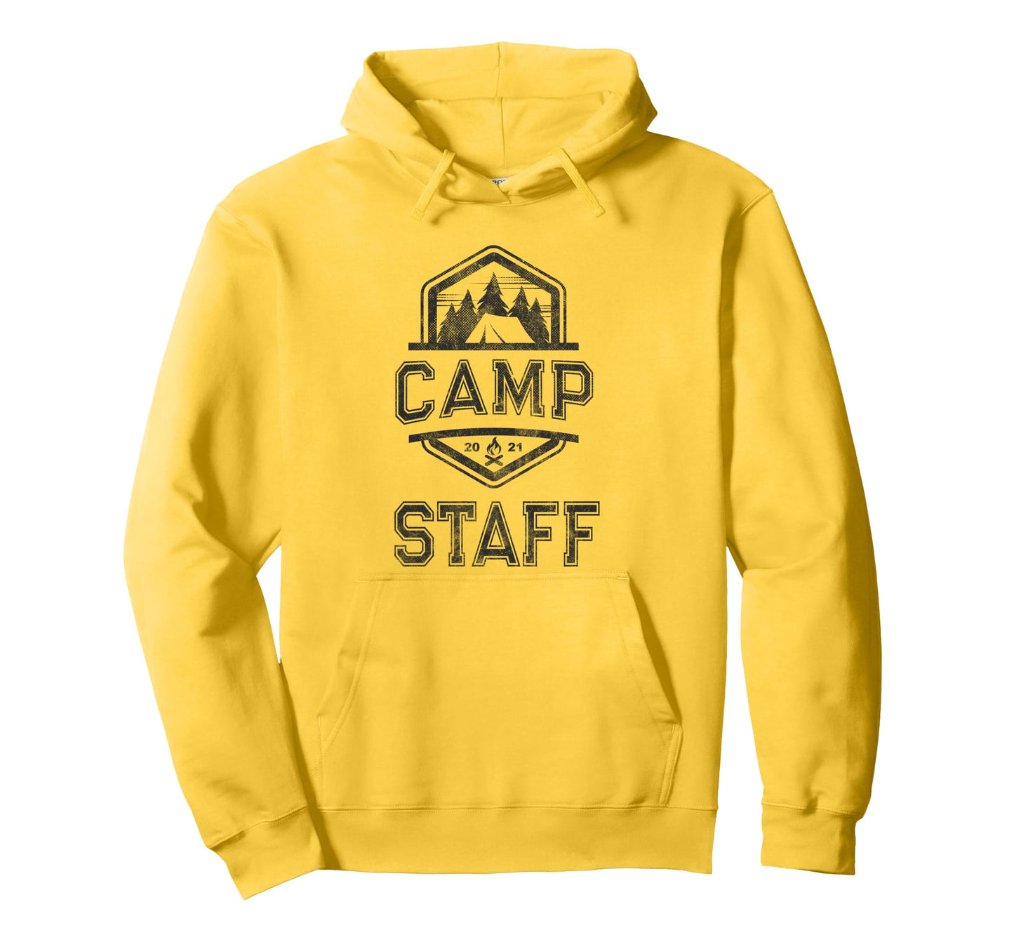 Camp Staff Campground Crew Campsite Hoodie - Aesthetic Graphic Men Women - T-Shirt, Sweatshirt, Hoodie