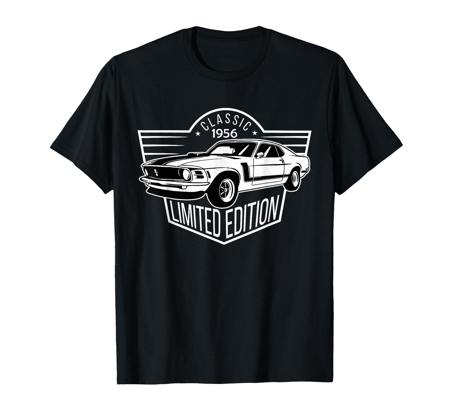 1956 Dad Birthday Legend Car T-Shirt - Casual Everyday Wear Unisex - T-Shirt, Sweatshirt, Hoodie