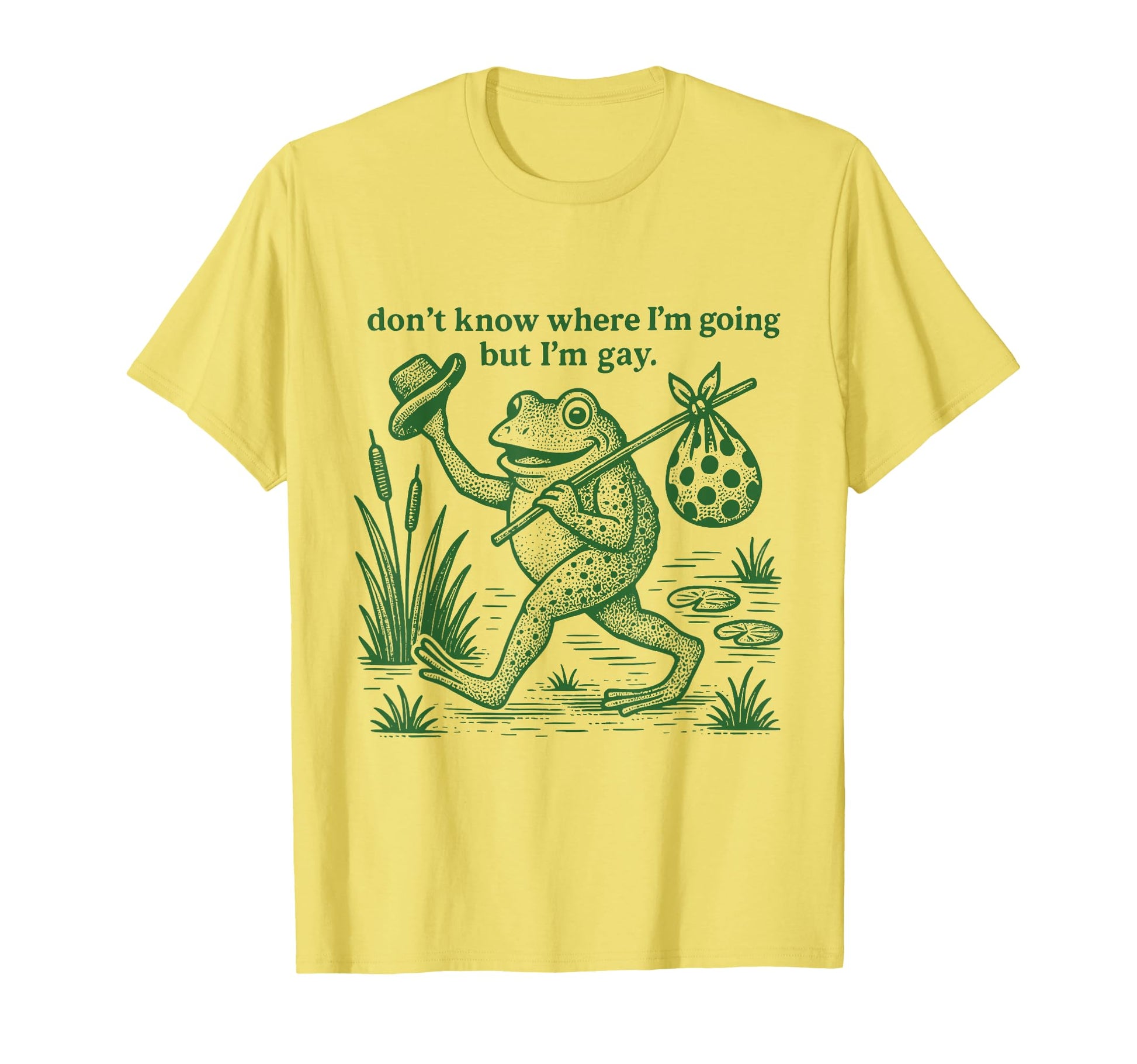 Dont Know Where Im Going But Im Gay T-Shirt - Aesthetic Graphic for Adults - T-Shirt, Sweatshirt, Hoodie