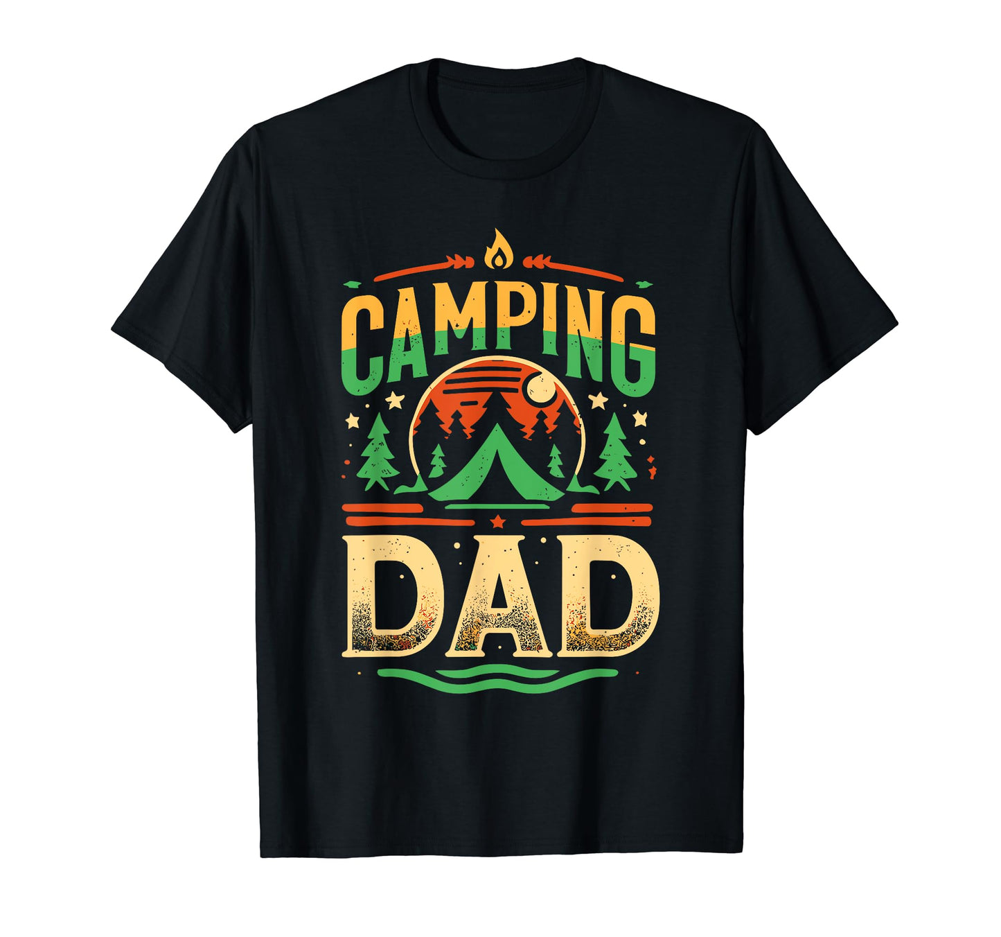 Camping Dad Outdoor Camping T-Shirt - Trendy Graphic for Adults - T-Shirt, Sweatshirt, Hoodie