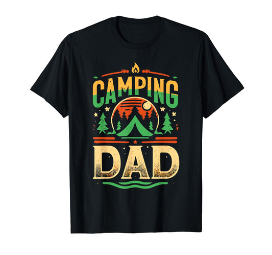 Camping Dad Outdoor Camping T-Shirt - Trendy Graphic for Adults - T-Shirt, Sweatshirt, Hoodie