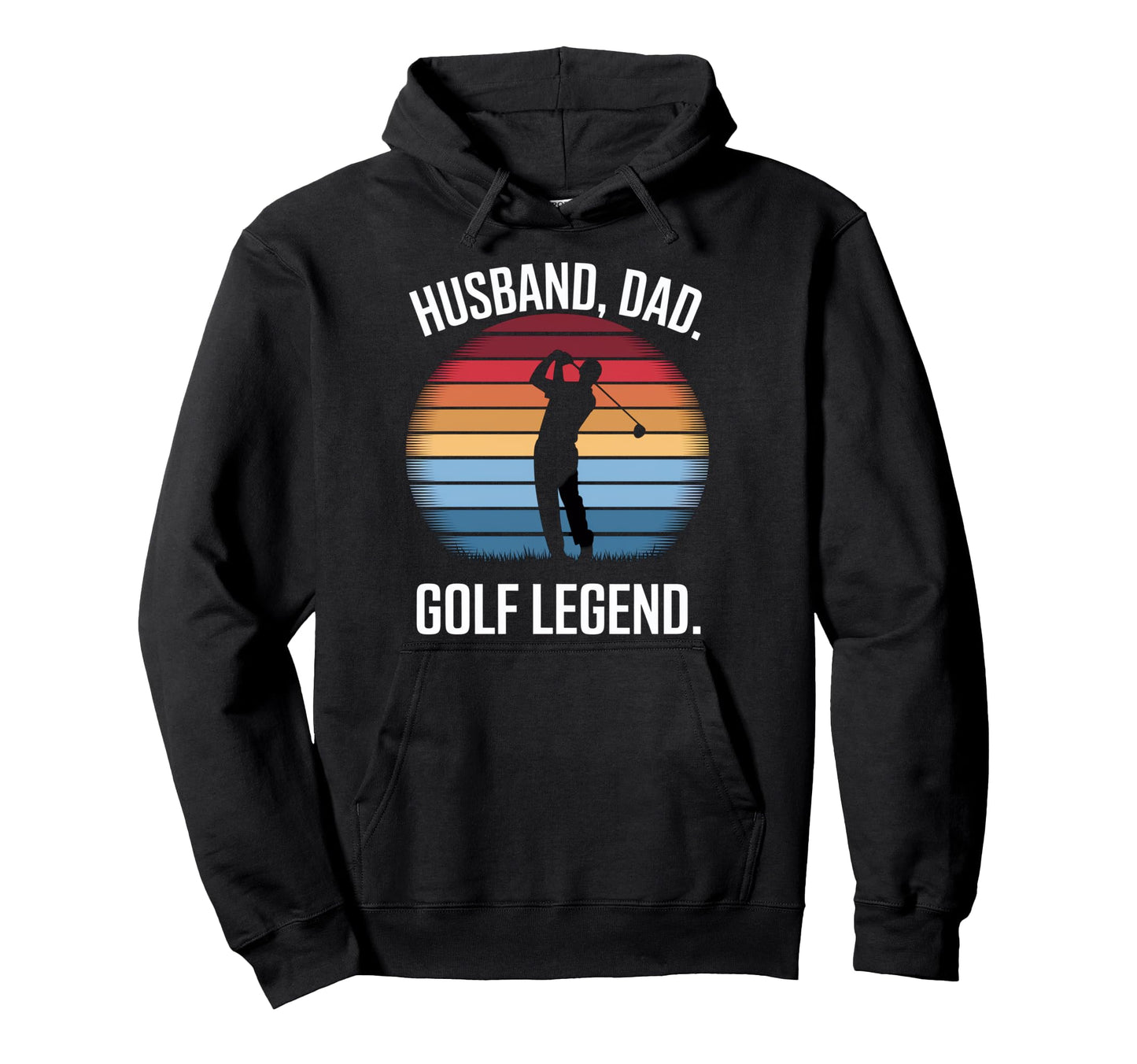 Dad Who Loves Golf Hoodie - Trendy Graphic for Adults - T-Shirt, Sweatshirt, Hoodie