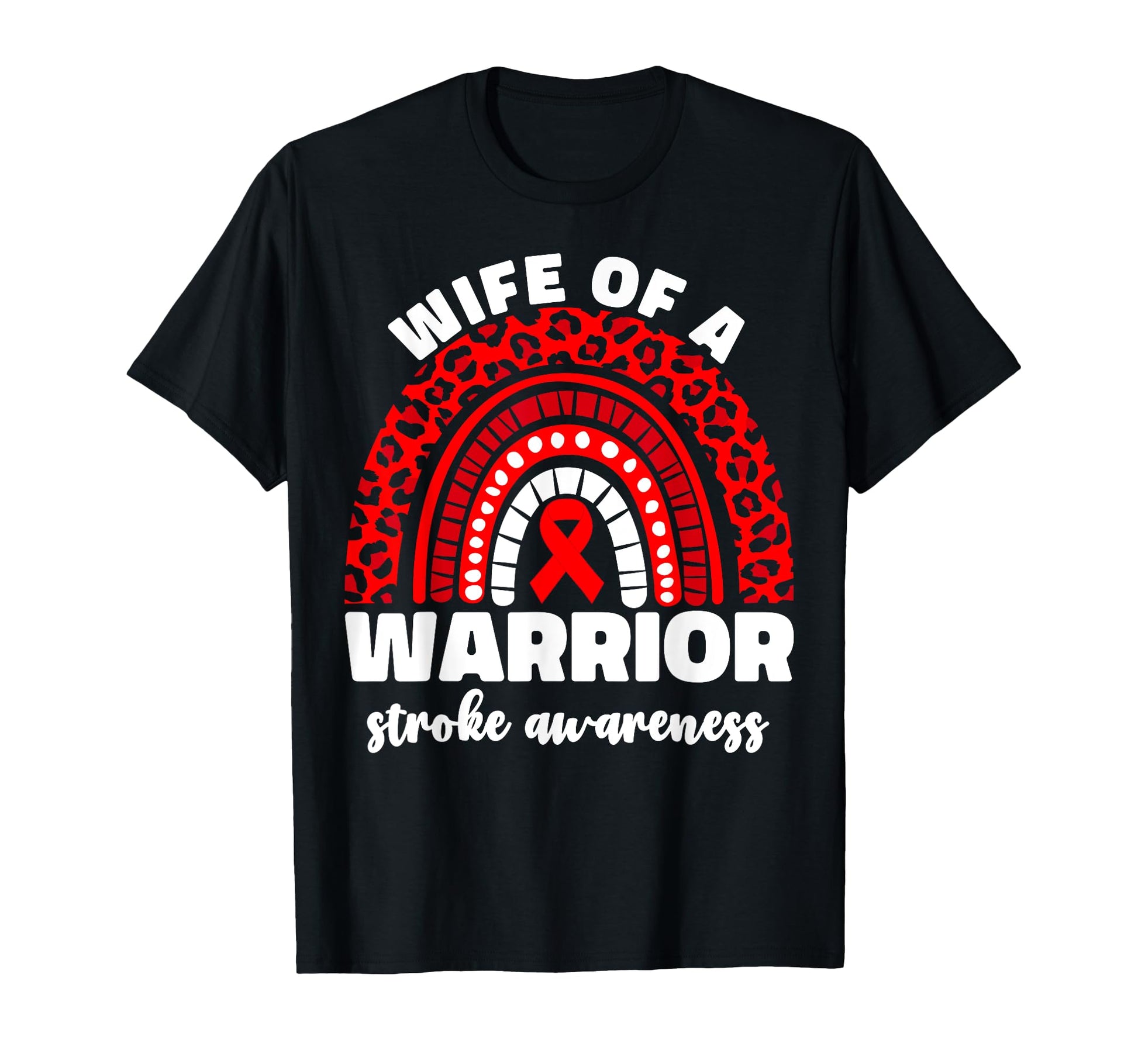 Wife Warrior Stroke Awareness Month T-Shirt - Aesthetic Graphic Men Women - T-Shirt, Sweatshirt, Hoodie