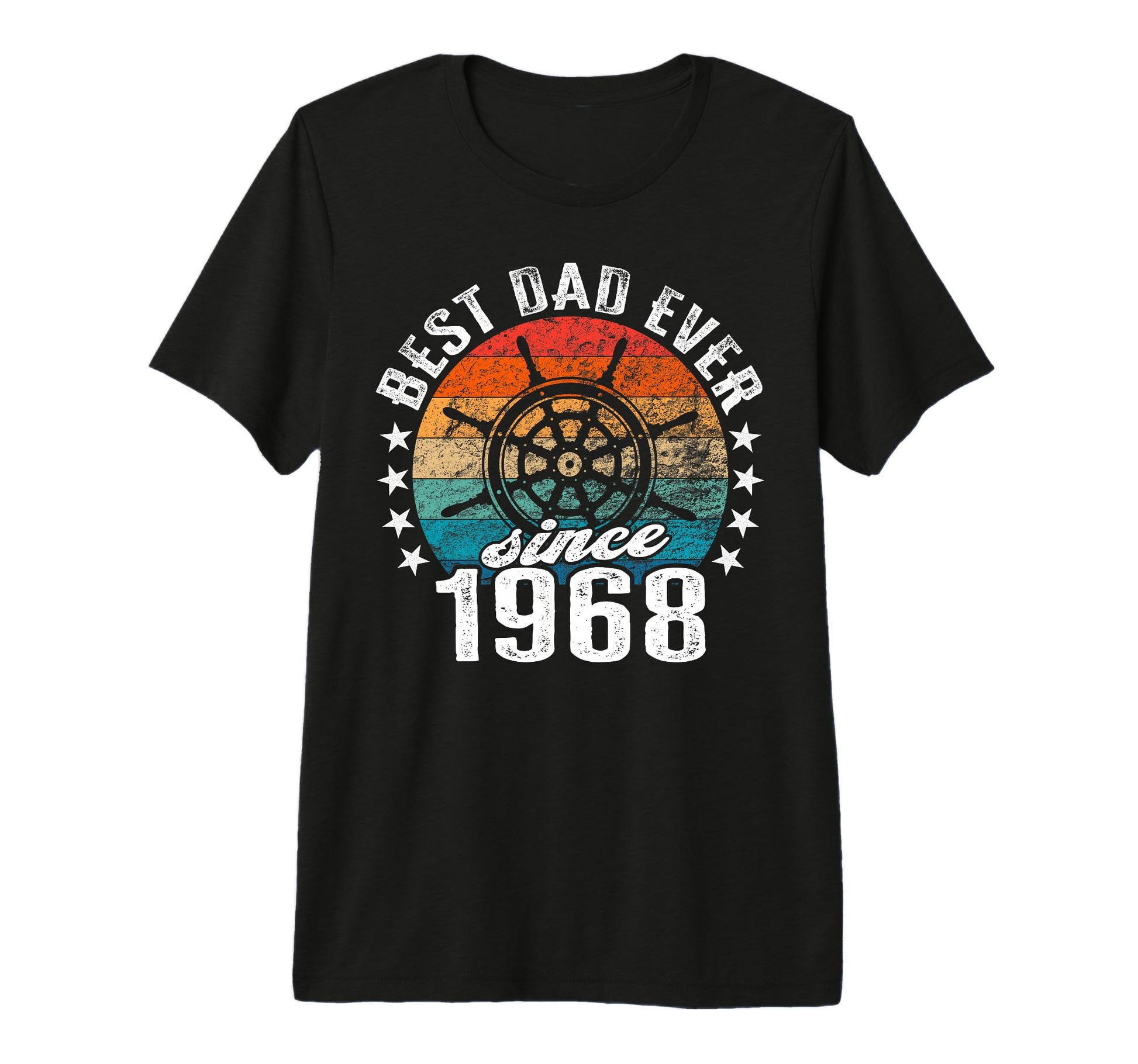 Best Dad World No Joke Best Dad Since 1968 T-Shirt - Graphic Print Unisex - T-Shirt, Sweatshirt, Hoodie