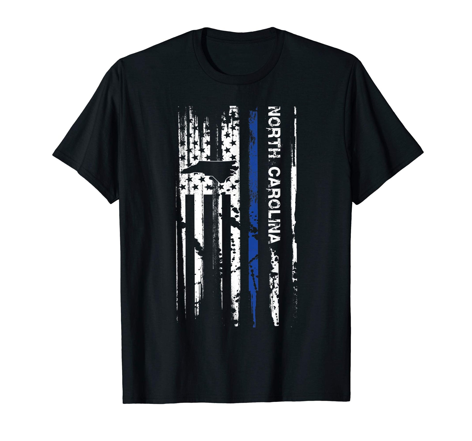 North Carolina Cop Thin Blue Line Leo T-Shirt - Unique Graphic Men Women - T-Shirt, Sweatshirt, Hoodie