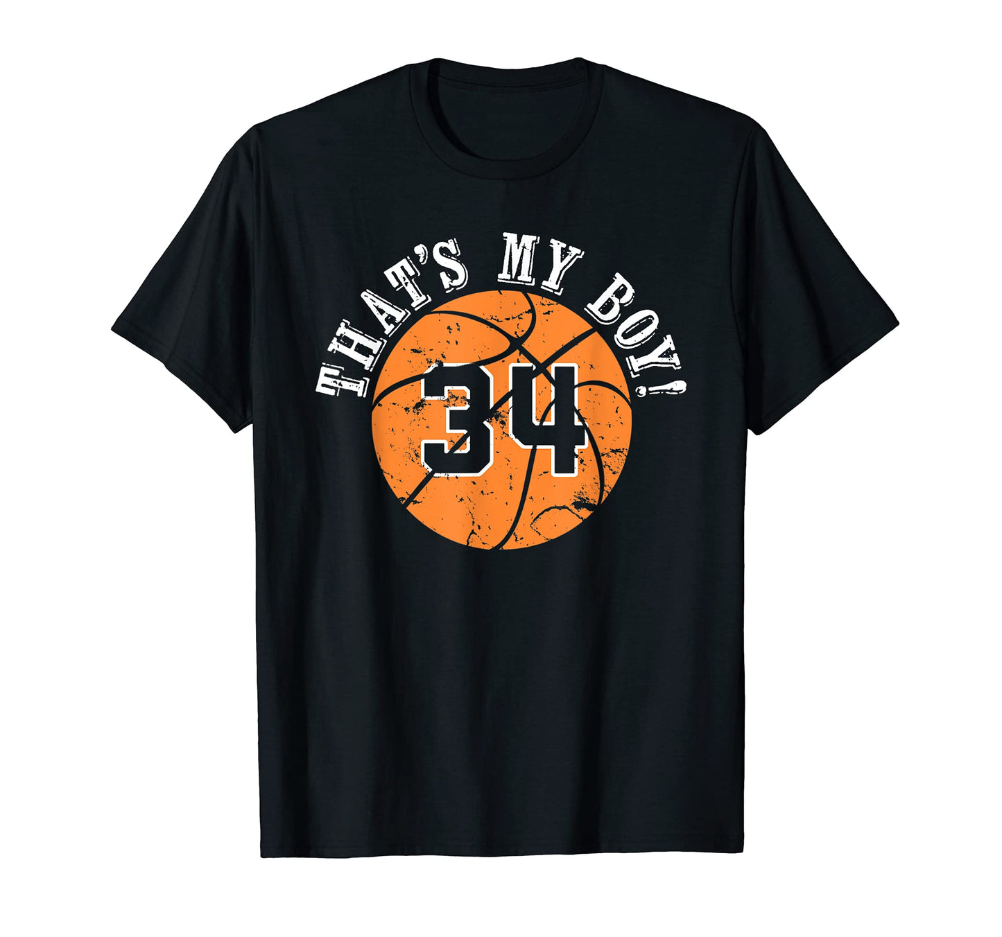 Unique Thats My 34 Basketball Player T-Shirt - Unique Graphic Men Women - T-Shirt, Sweatshirt, Hoodie