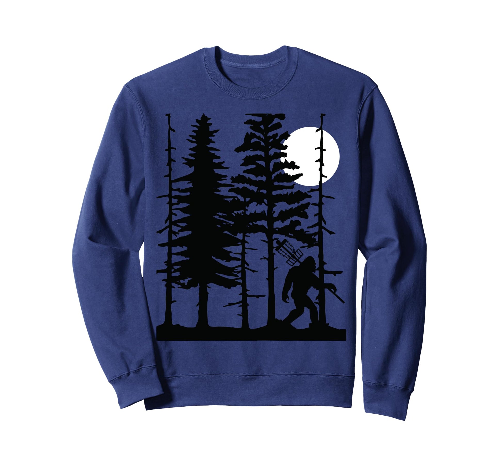 Disc Golf Bigfoot Hiding Wildlife Sweatshirt - Streetwear Style Men Women - T-Shirt, Sweatshirt, Hoodie