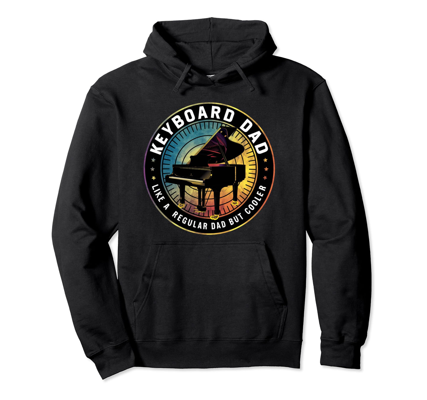 Keyboard Dad Like Normal Dad But Cooler Hoodie - Trendy Graphic Unisex - T-Shirt, Sweatshirt, Hoodie