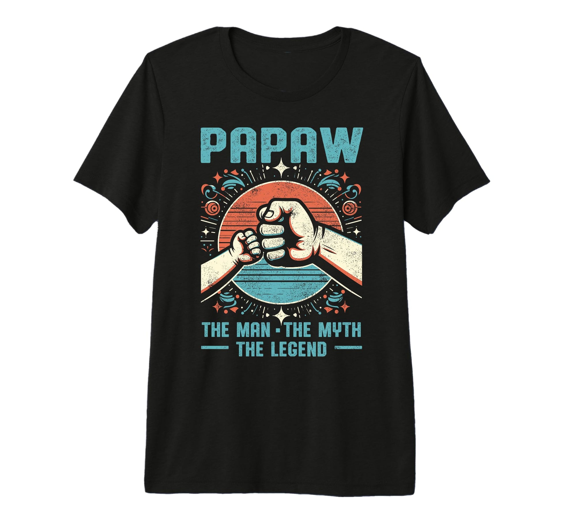 Mens Papaw Myth Legend Dad Grandpa T-Shirt - Aesthetic Graphic for Adults - T-Shirt, Sweatshirt, Hoodie