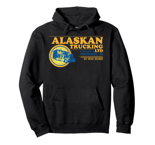 Alaskan Trucking Legendary Usa Truck Driver Hoodie - Unique Graphic Unisex - T-Shirt, Sweatshirt, Hoodie
