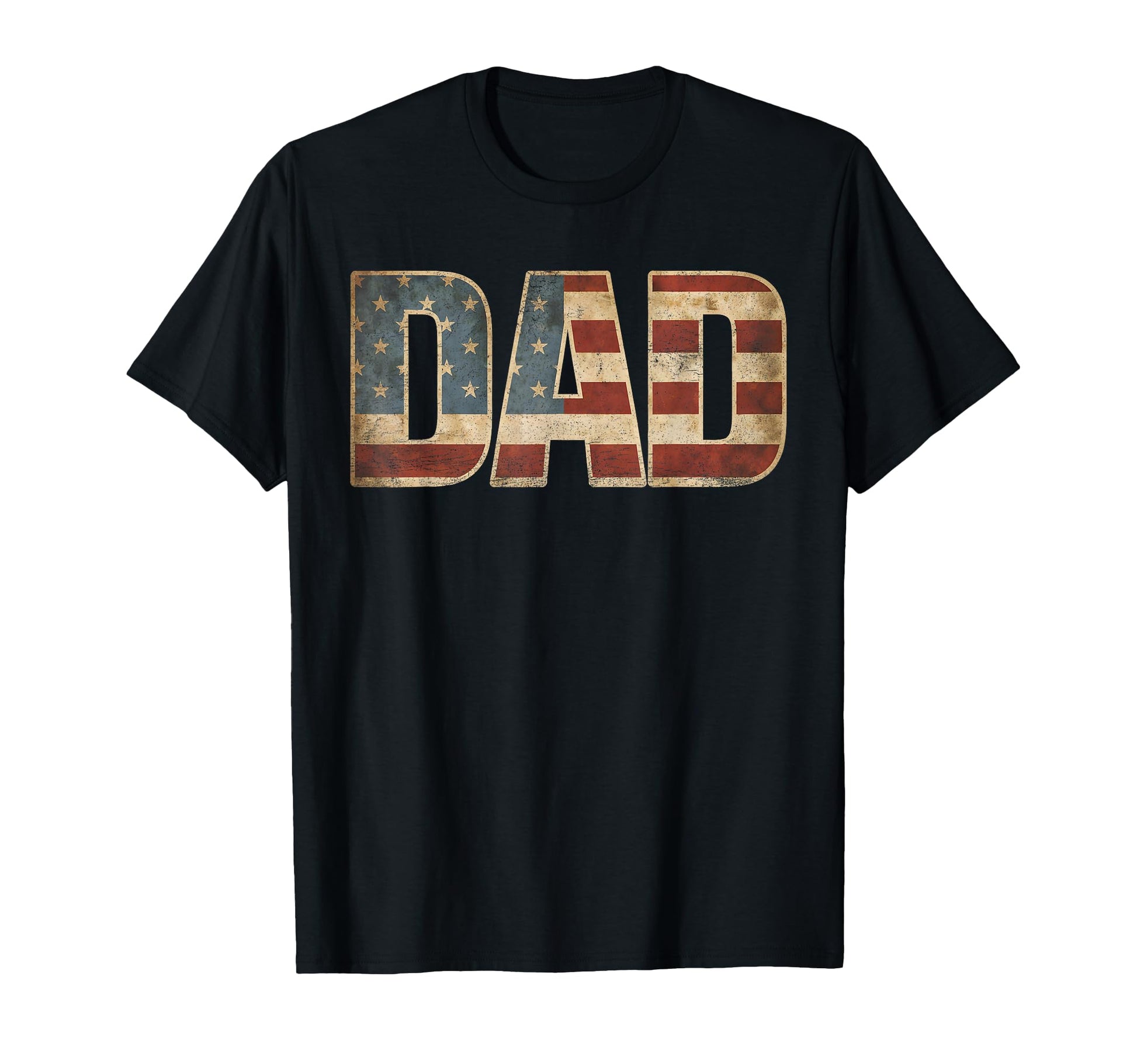 Dad American Flag Patriotic Father Gift T-Shirt - Streetwear Style Unisex - T-Shirt, Sweatshirt, Hoodie