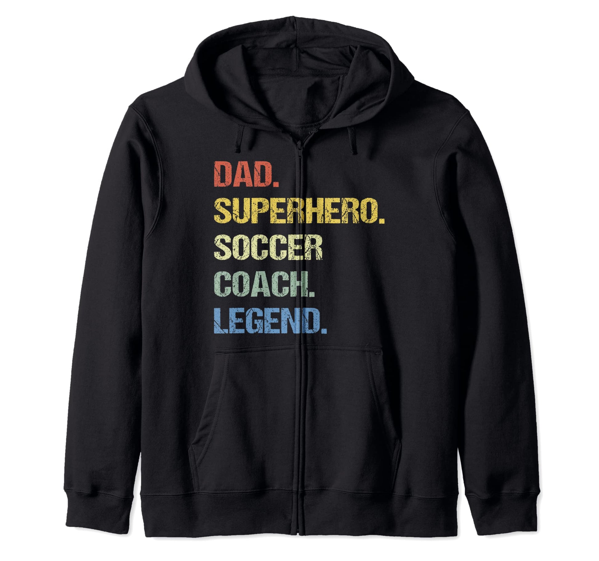 Dad Superhero Soccer Coach Legend T-Shirt - Unique Graphic for Adults - T-Shirt, Sweatshirt, Hoodie