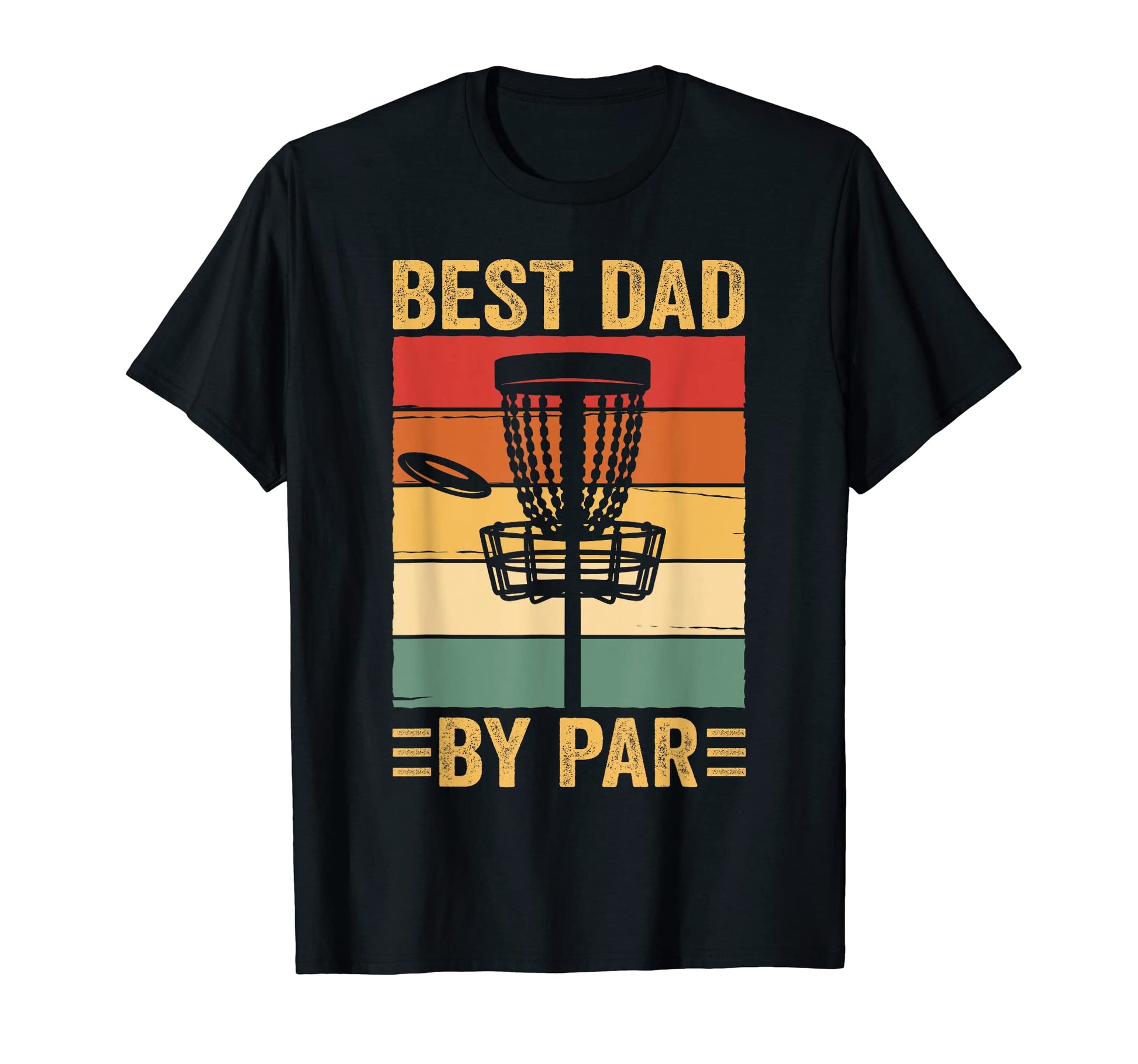 Mens Best Dad Par Fathers Day Disc T-Shirt - Fun Novelty Design for Adults - T-Shirt, Sweatshirt, Hoodie