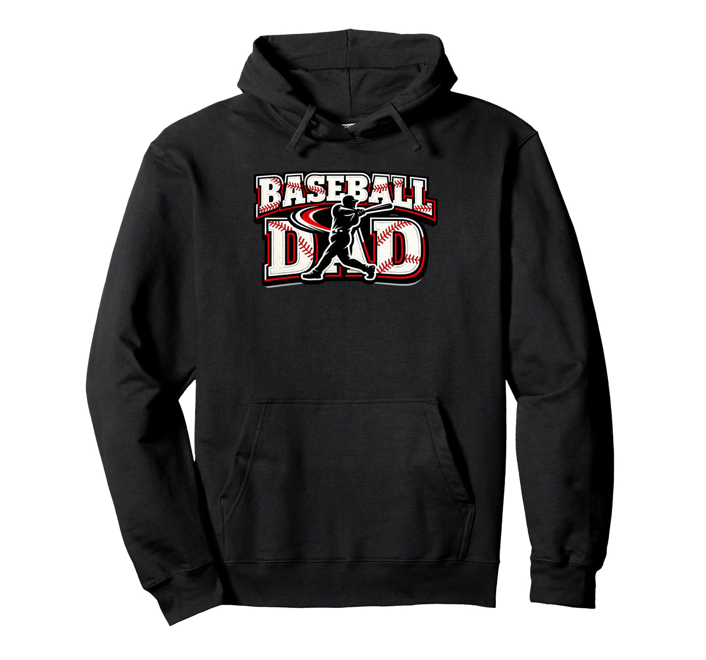 Baseball Dad Game Day Varsity Hoodie - Novelty Apparel Men Women - T-Shirt, Sweatshirt, Hoodie