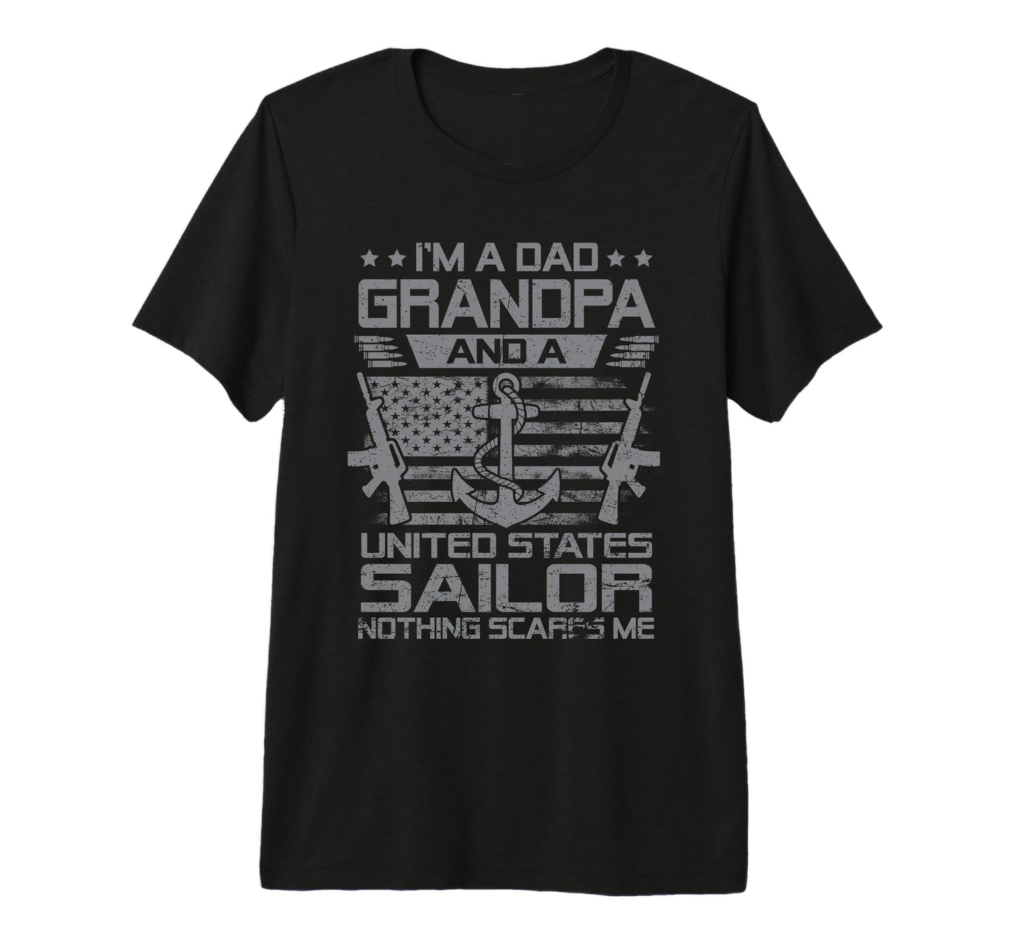 Mens Im Dad Grandpa And Sailor T-Shirt - Casual Everyday Wear for Adults - T-Shirt, Sweatshirt, Hoodie