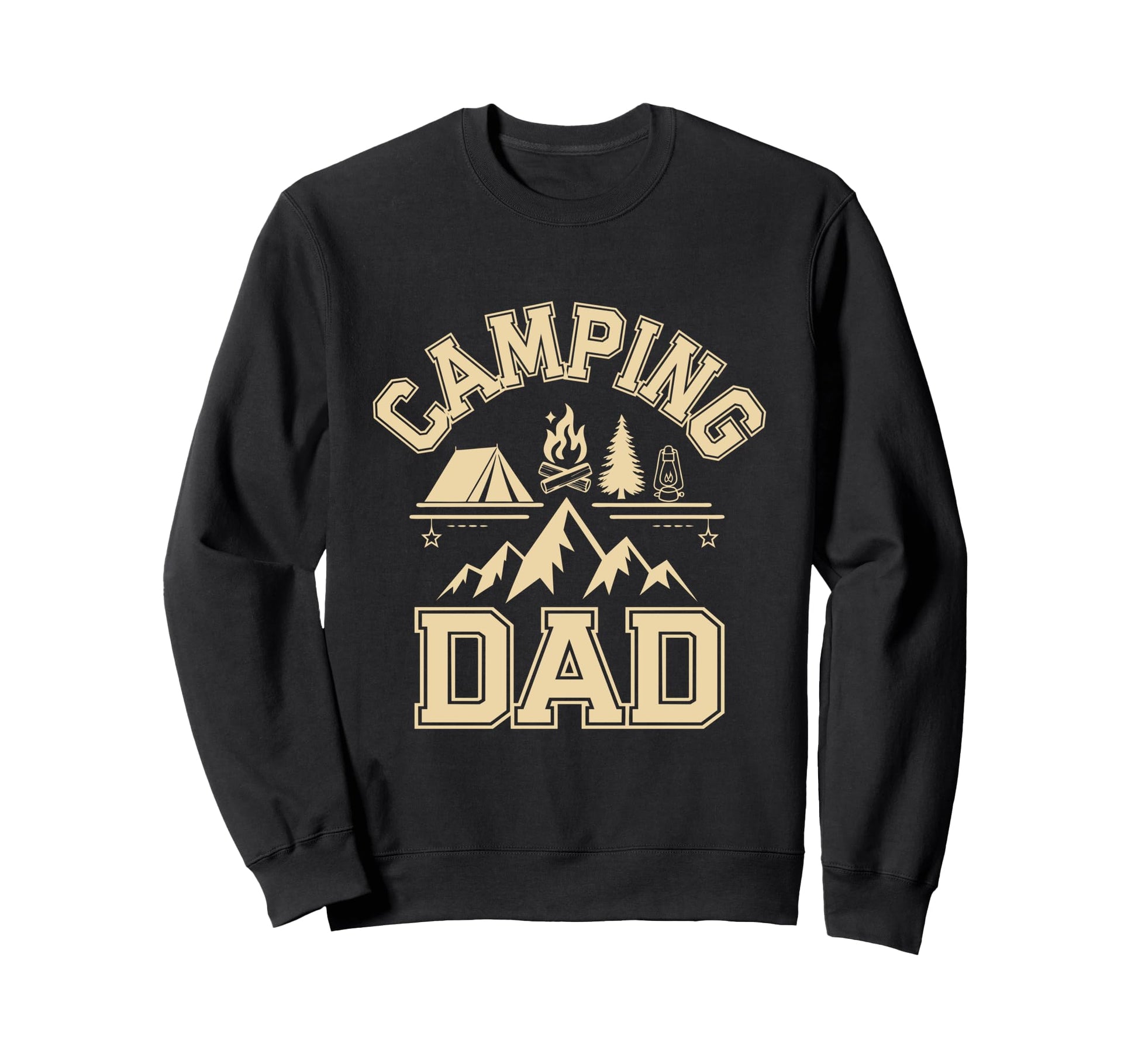 Camping Dad Camper Vacation Family Sweatshirt - Minimalist Print Unisex - T-Shirt, Sweatshirt, Hoodie