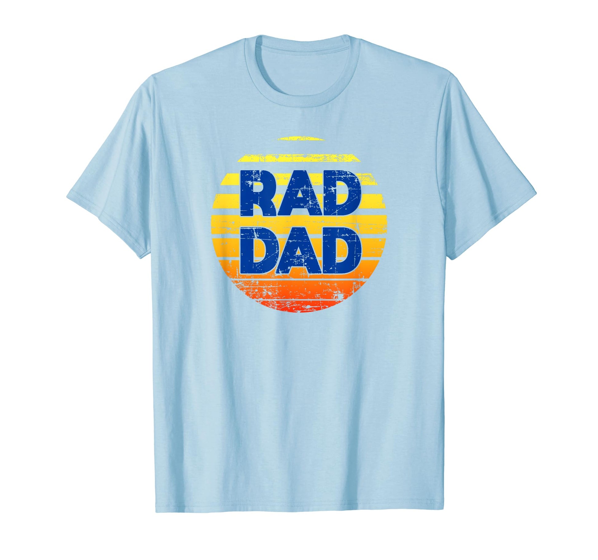 Rad Dad Orange Retrowave Rad Dad Gift T-Shirt - Graphic Print for Adults - T-Shirt, Sweatshirt, Hoodie