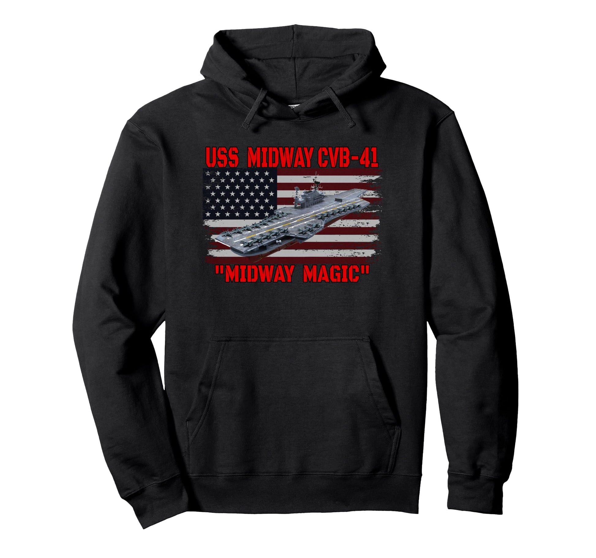 Veterans Day Aircraft Carrier Uss Midway Hoodie - Aesthetic Graphic Unisex - T-Shirt, Sweatshirt, Hoodie