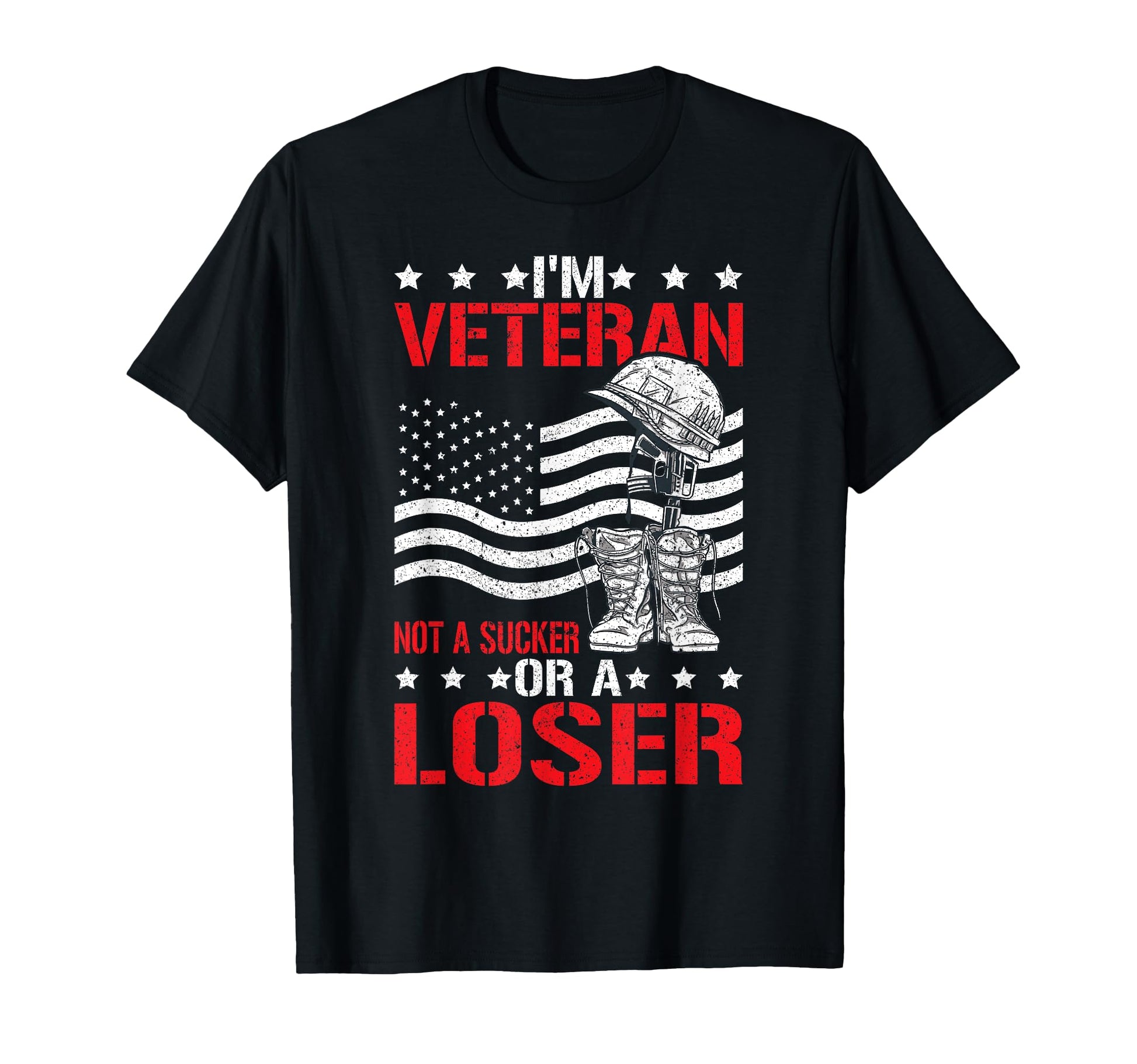 Veteran Military Soldier Us Flag Sweatshirt - Streetwear Style for Adults - T-Shirt, Sweatshirt, Hoodie