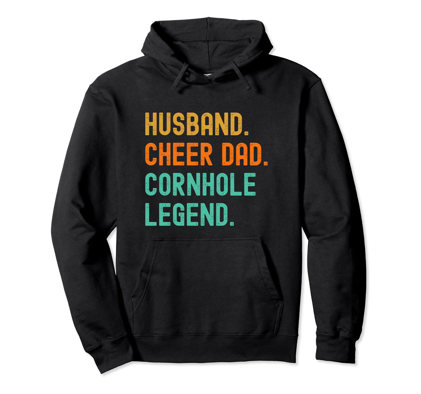 Cheer Dad Cheerleading Husband Hoodie - Aesthetic Graphic Men Women - T-Shirt, Sweatshirt, Hoodie