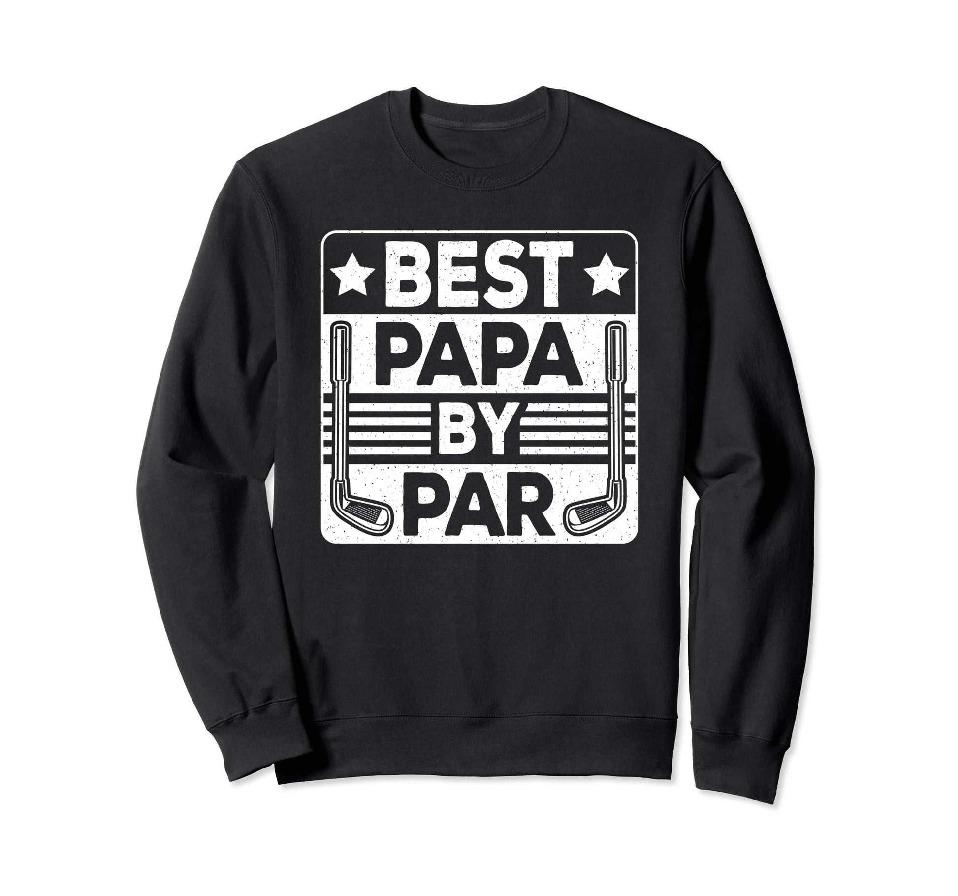 Best Papa Par Golf Player Daddy Dad Sweatshirt - Minimalist Print Unisex - T-Shirt, Sweatshirt, Hoodie