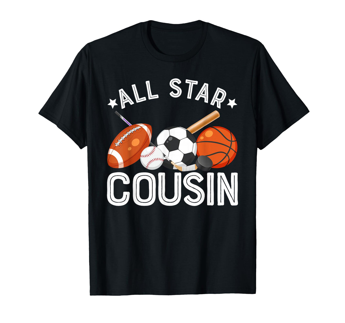All Star Cousin Birthday Basketball T-Shirt - Streetwear Style Men Women - T-Shirt, Sweatshirt, Hoodie