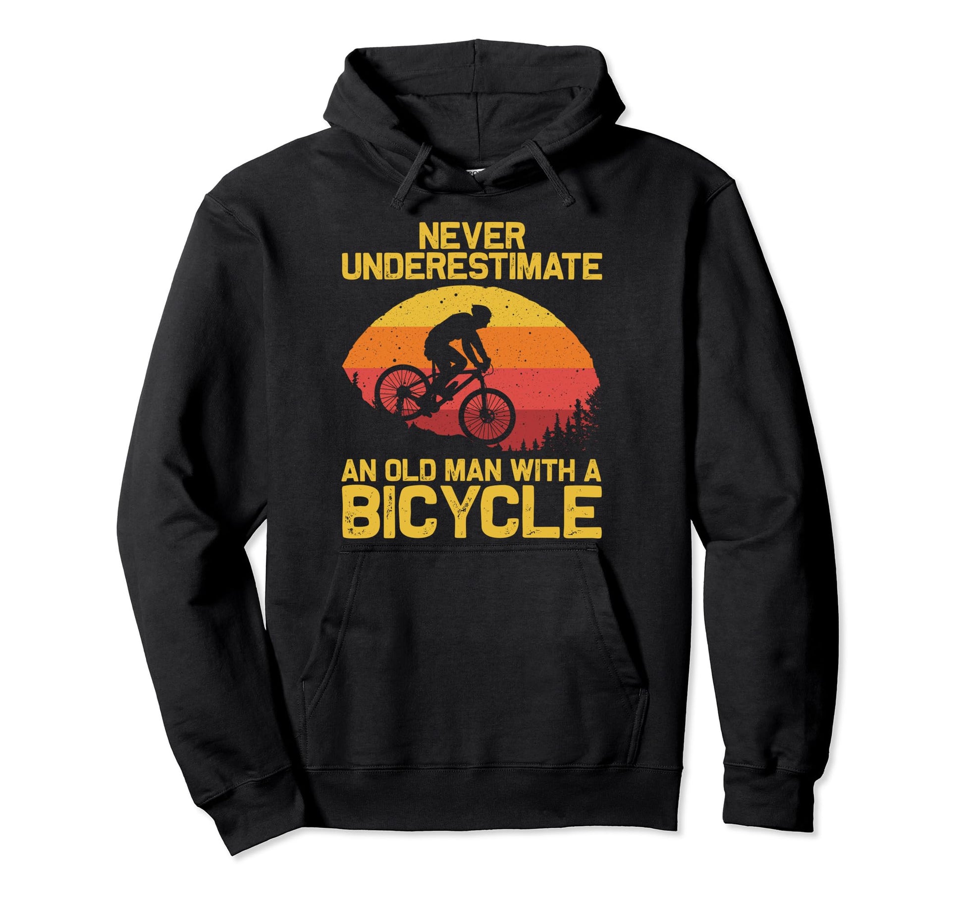 Mountain Biking Dad Biker Mtb Bicycle Bike Hoodie - Unique Graphic Unisex - T-Shirt, Sweatshirt, Hoodie