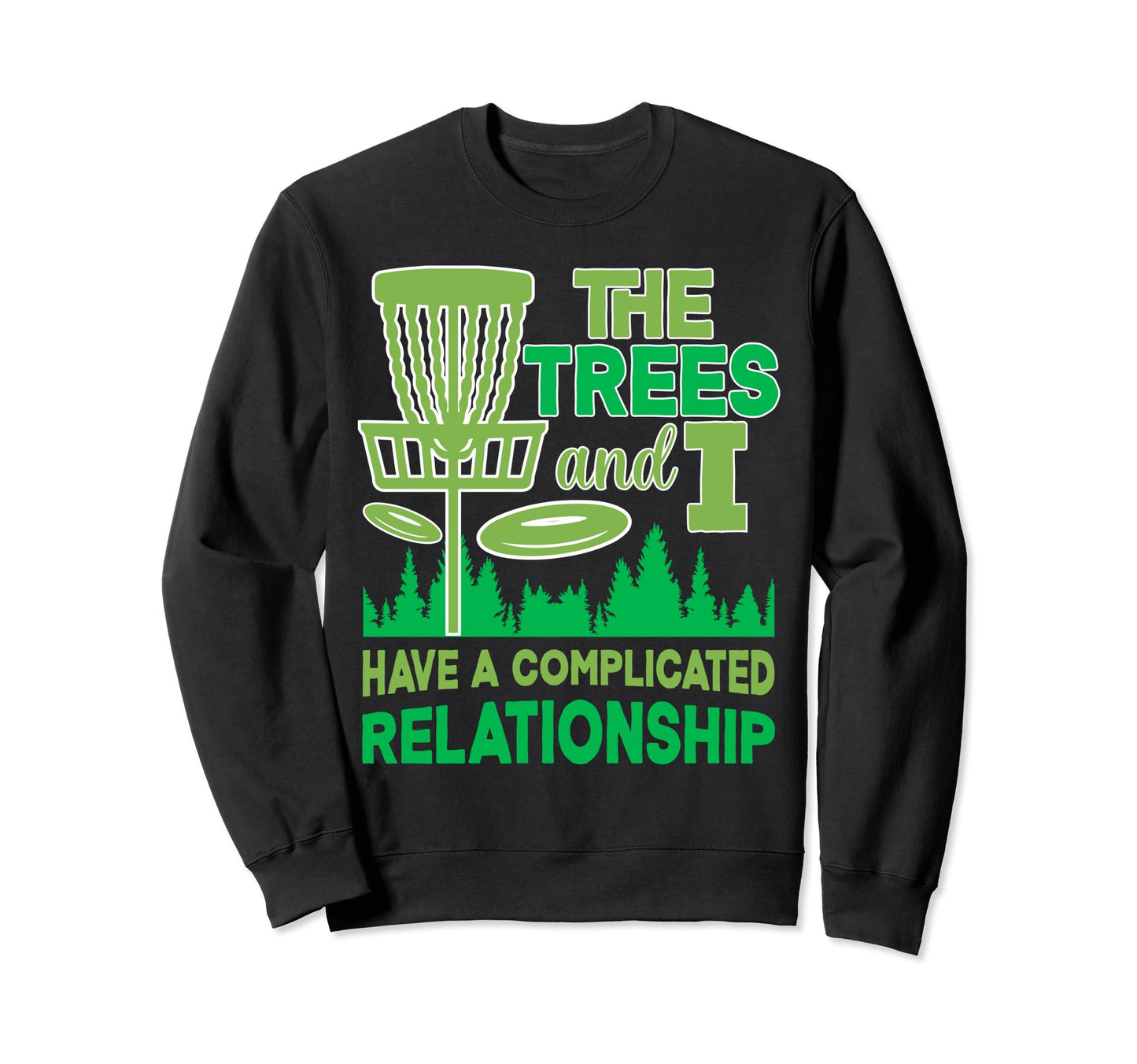 Disc Golfer Fathers Day Dad Frisbee Sweatshirt - Minimalist Print Unisex - T-Shirt, Sweatshirt, Hoodie