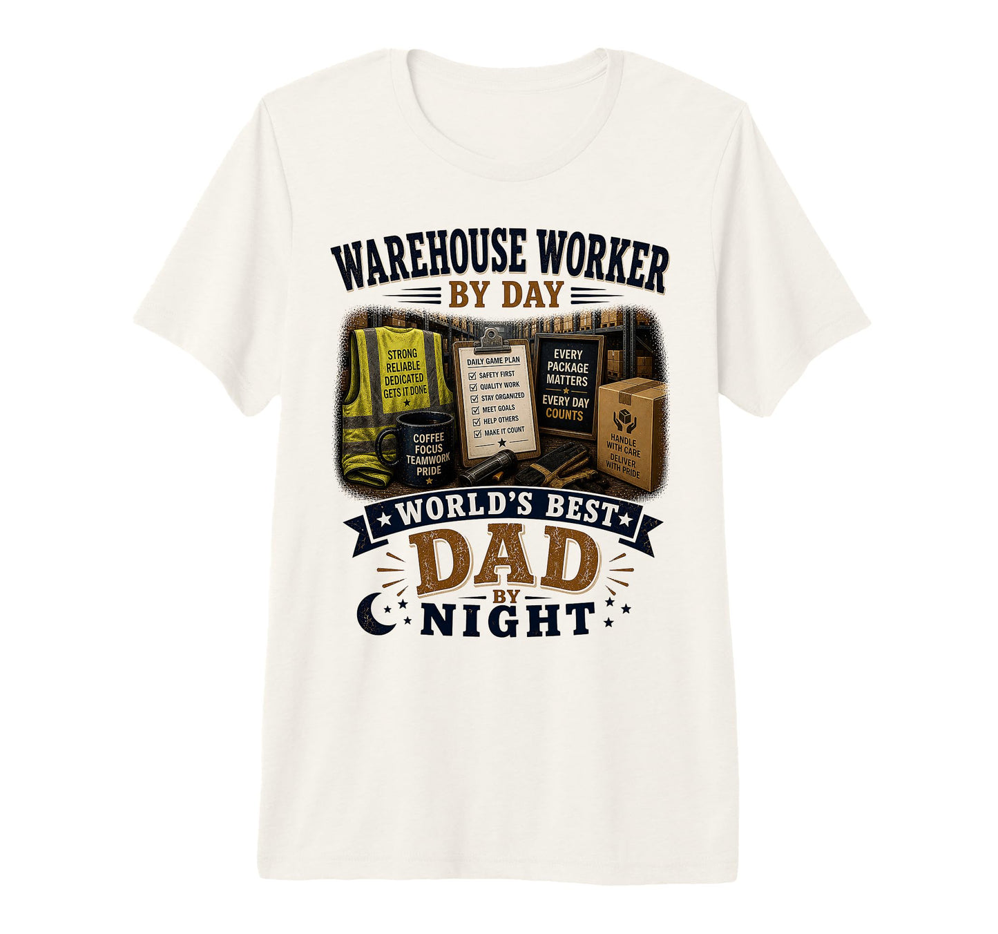 Mens Warehouse Worker Day Worlds T-Shirt - Streetwear Style for Adults - T-Shirt, Sweatshirt, Hoodie