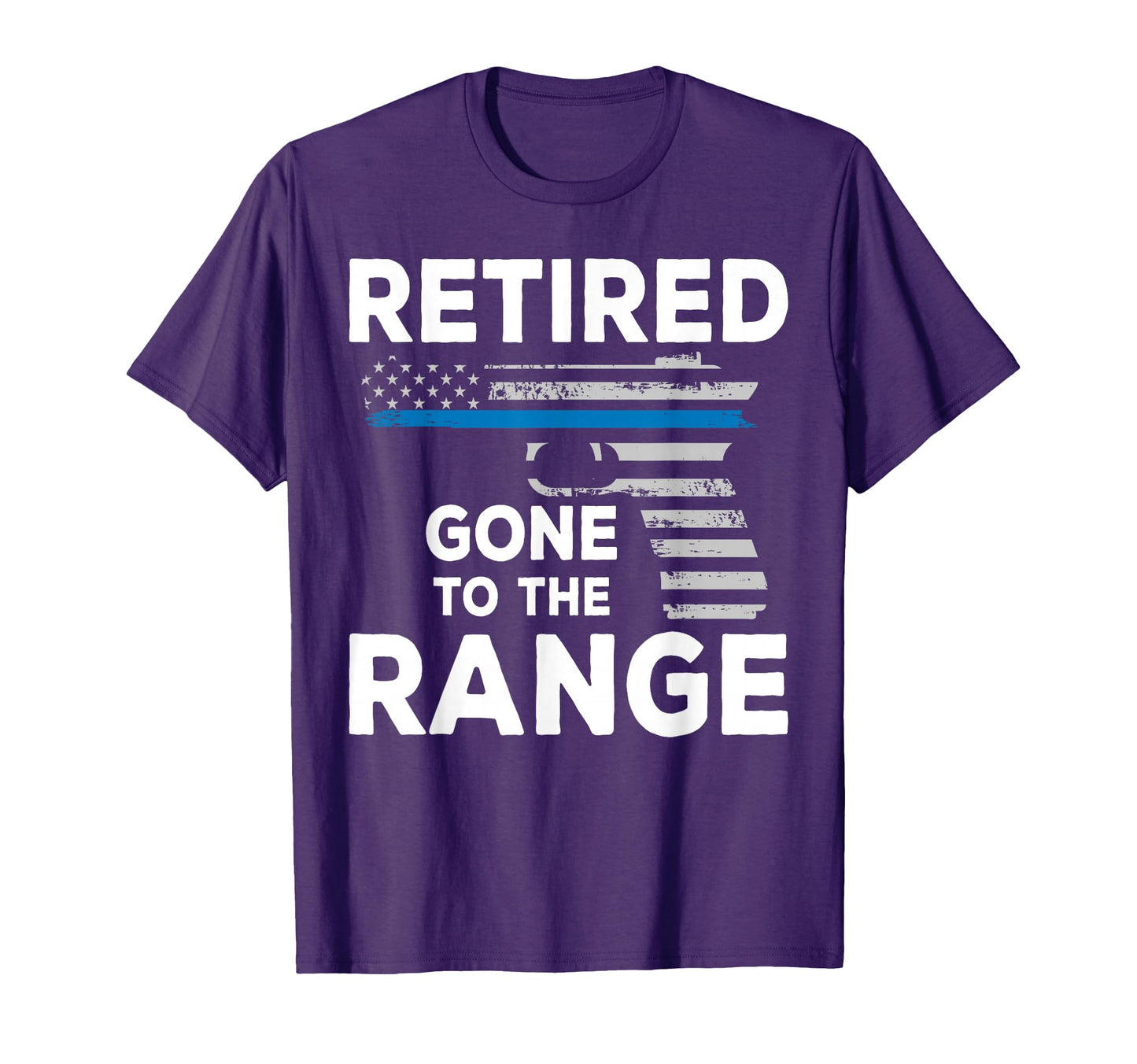 Police Officer Retirement Gun Enthusiast T-Shirt - Graphic Print Unisex - T-Shirt, Sweatshirt, Hoodie