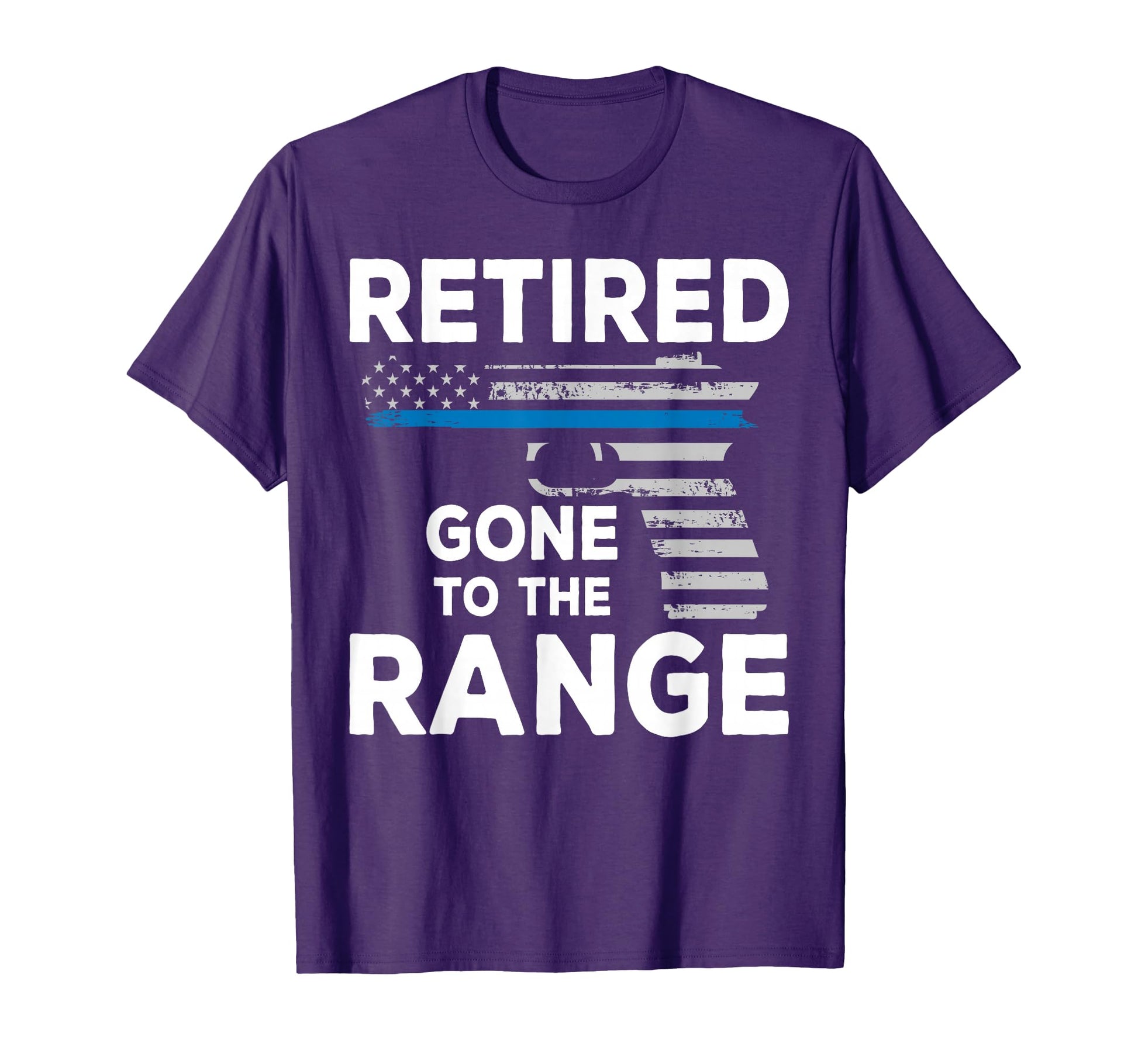 Police Officer Retirement Gun Enthusiast T-Shirt - Graphic Print Unisex - T-Shirt, Sweatshirt, Hoodie