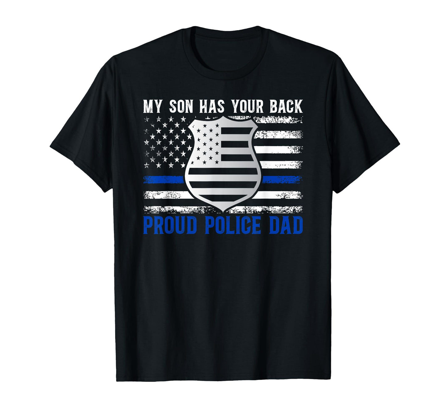 Proud Police Dad Police Officer T-Shirt - Streetwear Style Men Women - T-Shirt, Sweatshirt, Hoodie