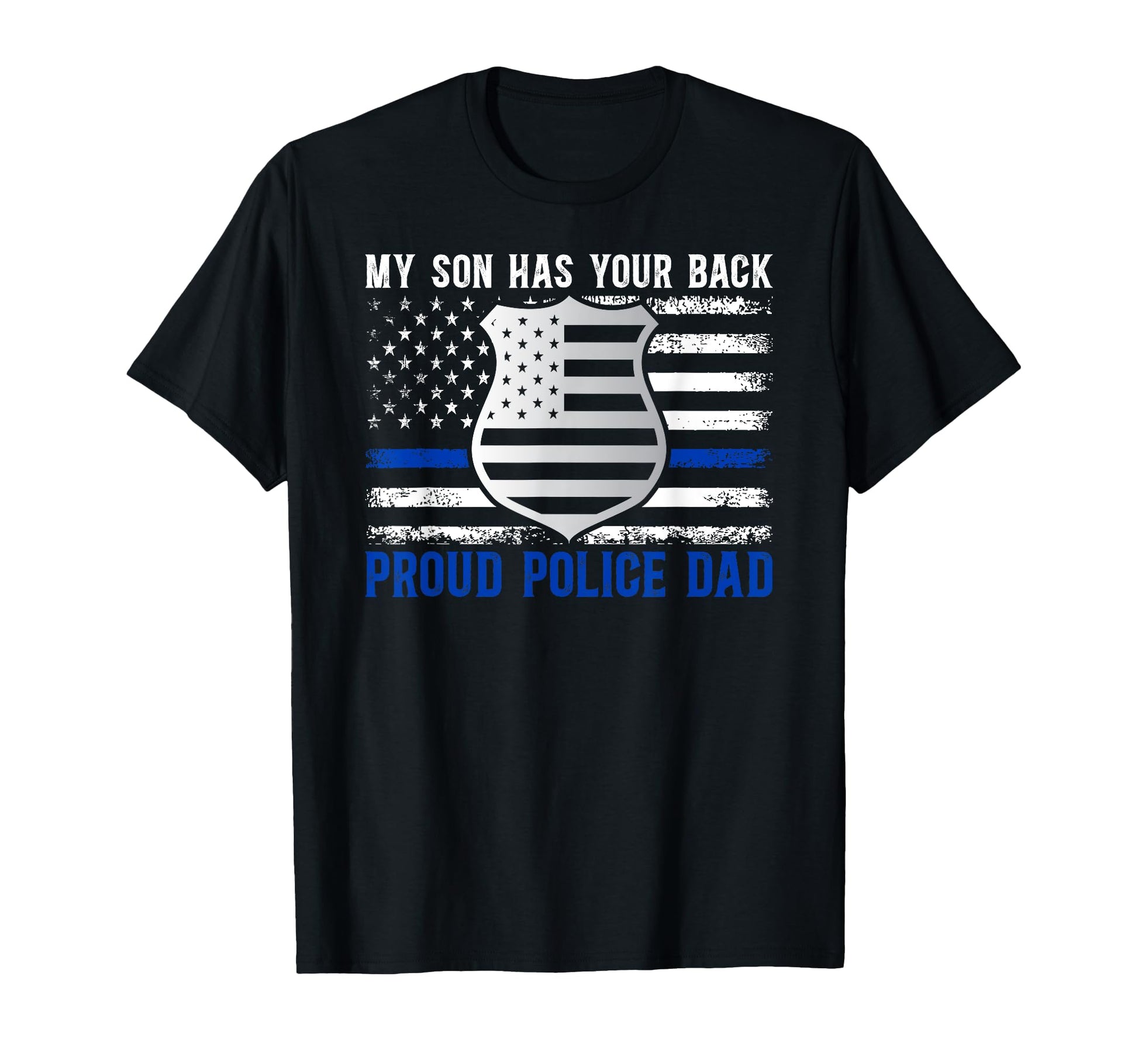 Proud Police Dad Police Officer T-Shirt - Streetwear Style Men Women - T-Shirt, Sweatshirt, Hoodie