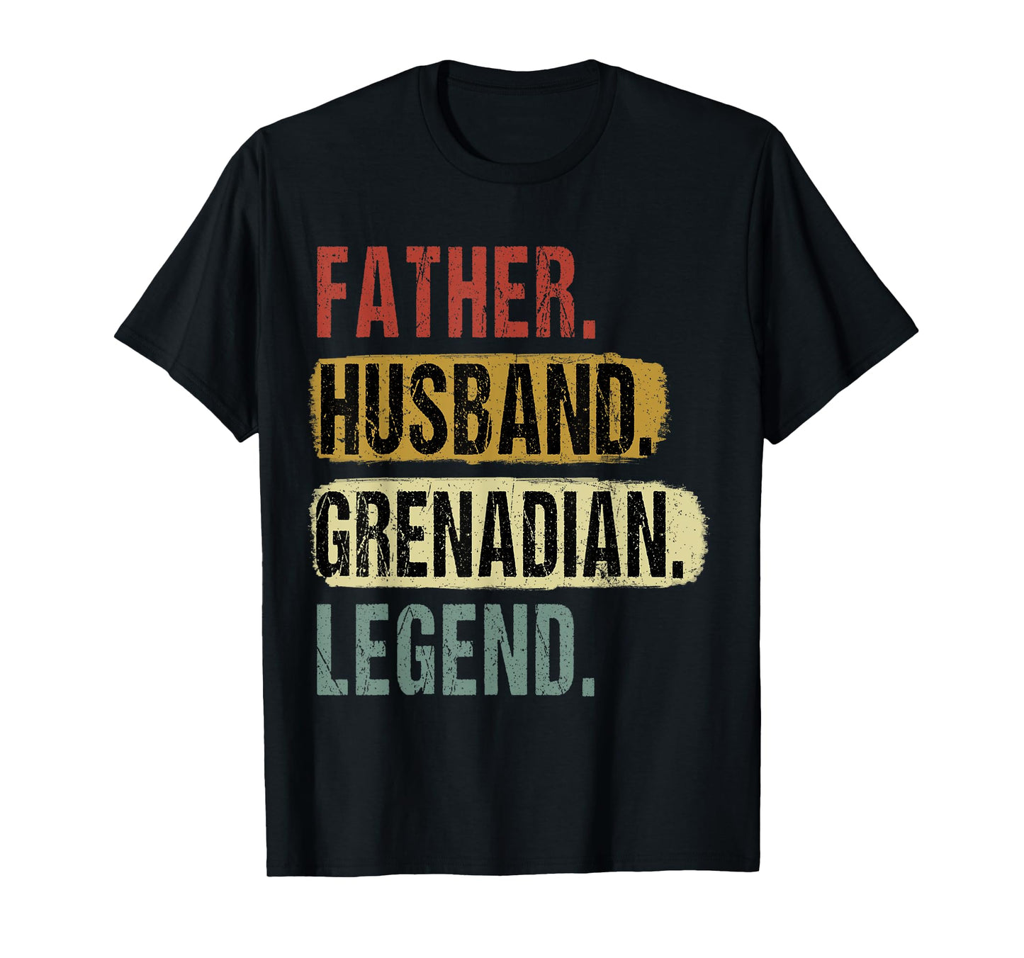 Father Husband Grenadian Legend T-Shirt - Custom Art Print Men Women - T-Shirt, Sweatshirt, Hoodie