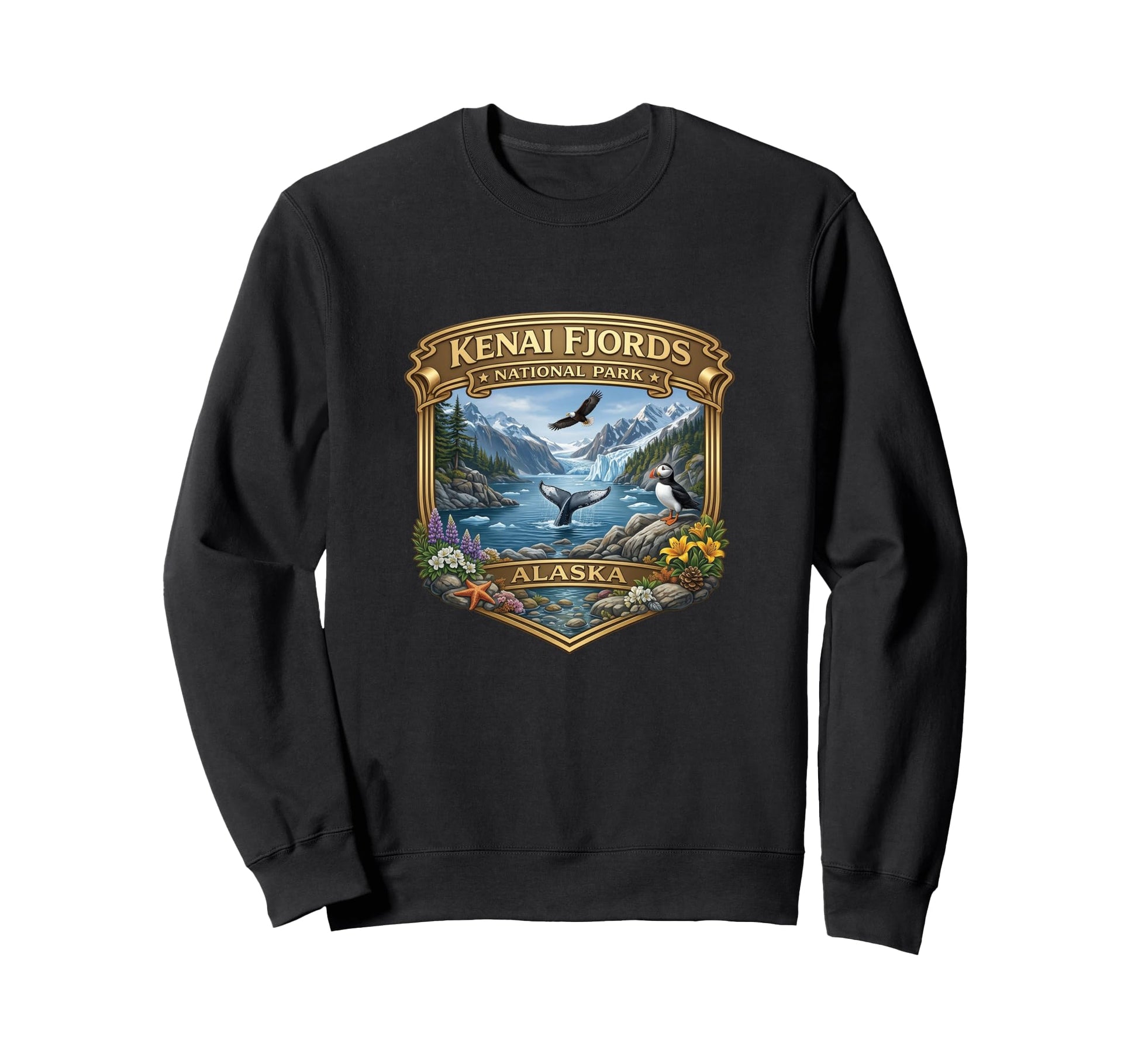 Kenai Fjords National Park Sweatshirt - Casual Everyday Wear Men Women - T-Shirt, Sweatshirt, Hoodie