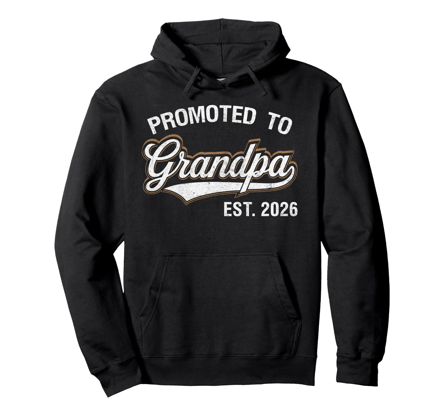 Promoted To Grandpa Est 2026 Pregnancy Hoodie - Aesthetic Graphic Unisex - T-Shirt, Sweatshirt, Hoodie