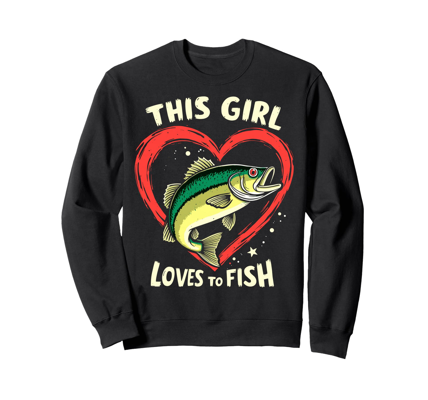 This Loves To Fish Fisher Mom Sweatshirt - Casual Everyday Wear Men Women - T-Shirt, Sweatshirt, Hoodie