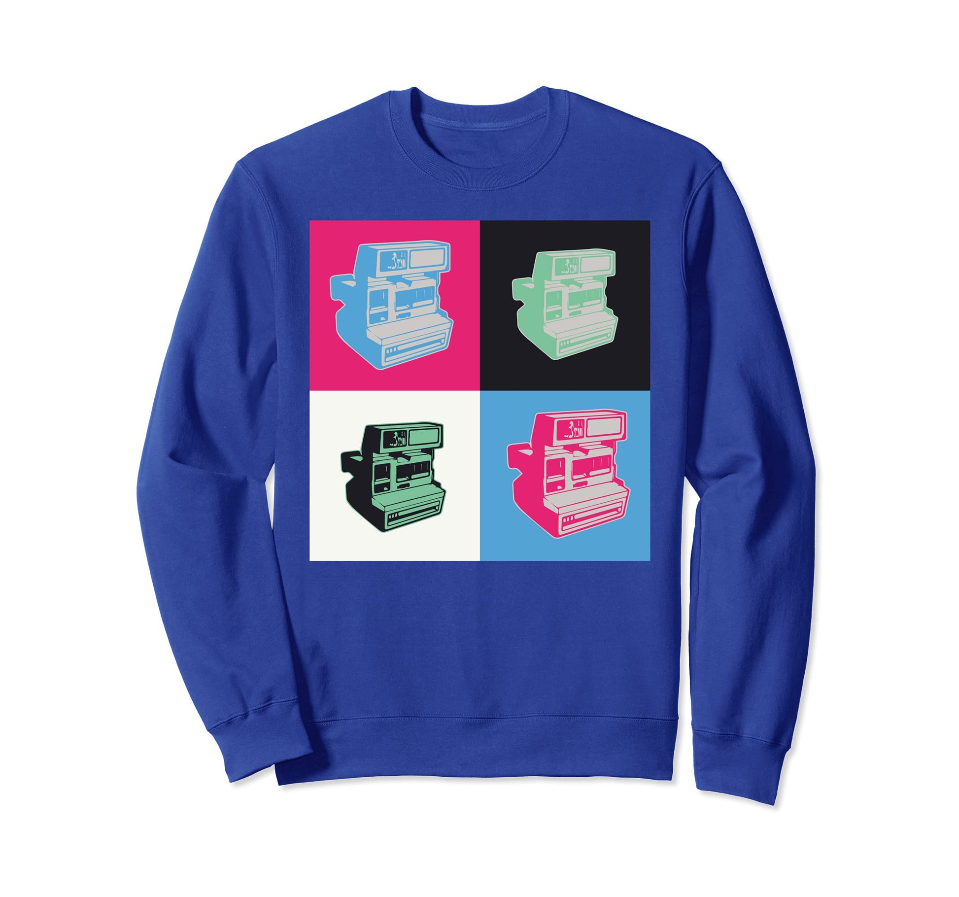 Pop Art 60S Instant Camera Artist Sweatshirt - Graphic Print Unisex - T-Shirt, Sweatshirt, Hoodie