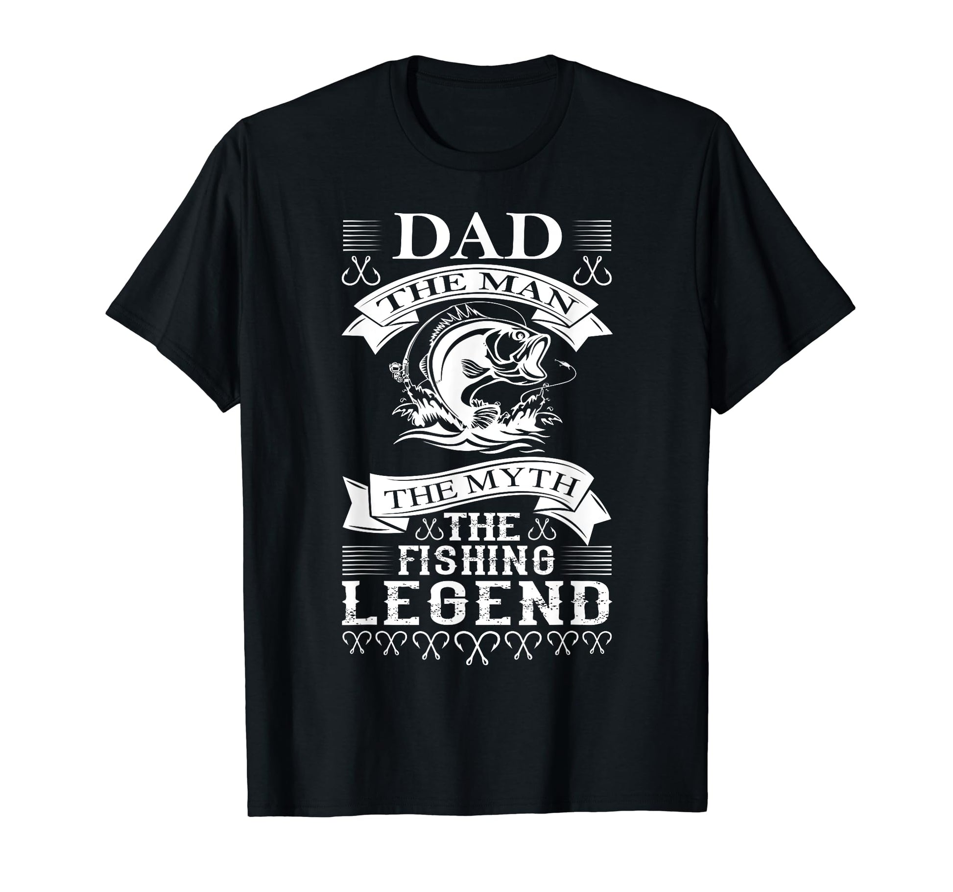Dad Myth Fishing Legend T-Shirt - Aesthetic Graphic Men Women - T-Shirt, Sweatshirt, Hoodie