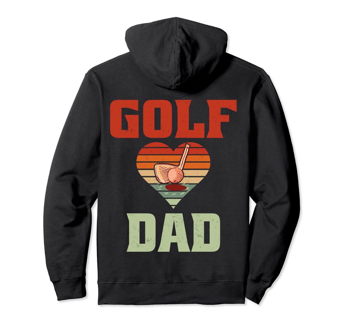 Golf Dad Sunset Golfer Daddy Hoodie - Streetwear Style Unisex - T-Shirt, Sweatshirt, Hoodie
