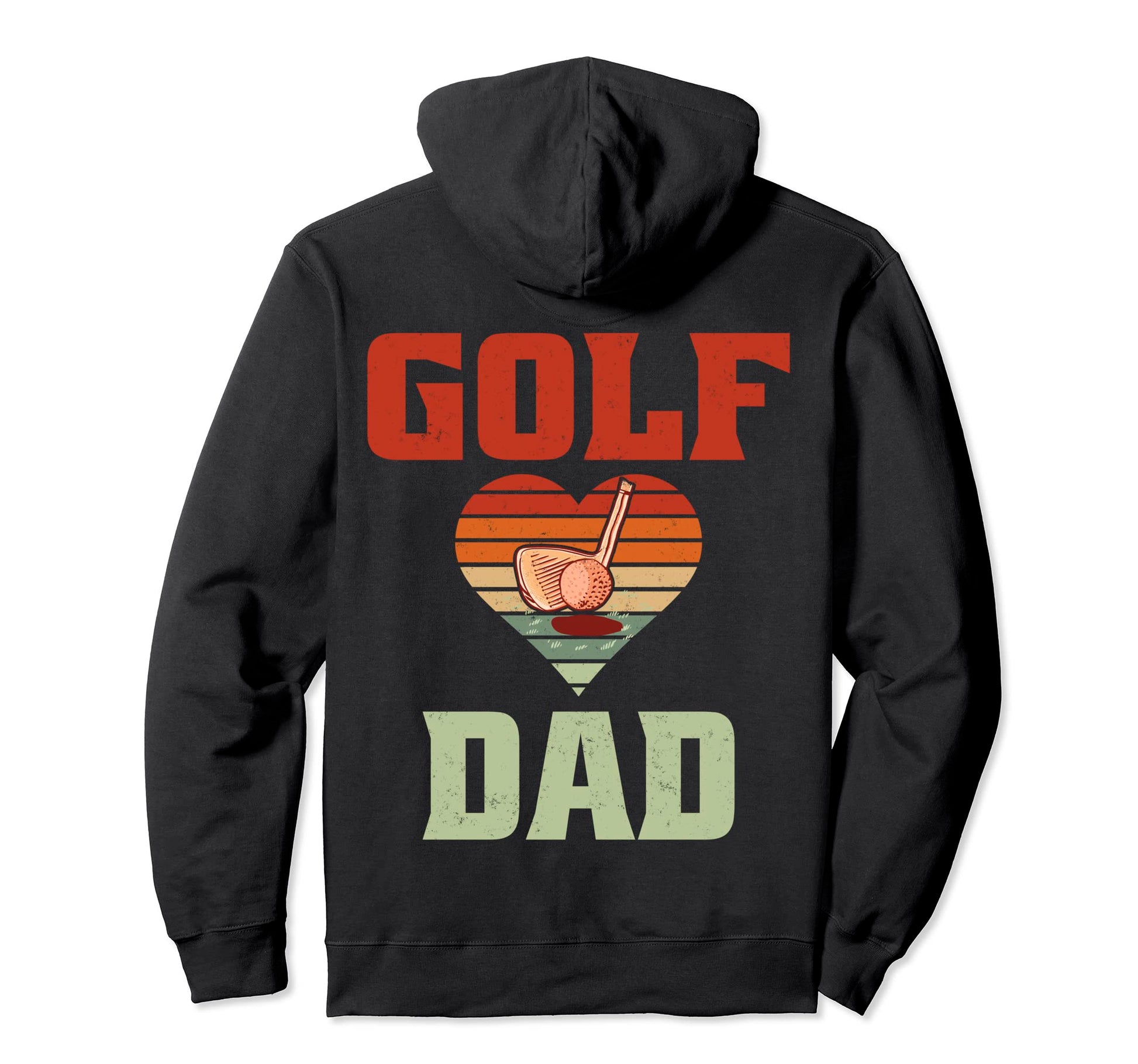 Golf Dad Sunset Golfer Daddy Hoodie - Streetwear Style Unisex - T-Shirt, Sweatshirt, Hoodie