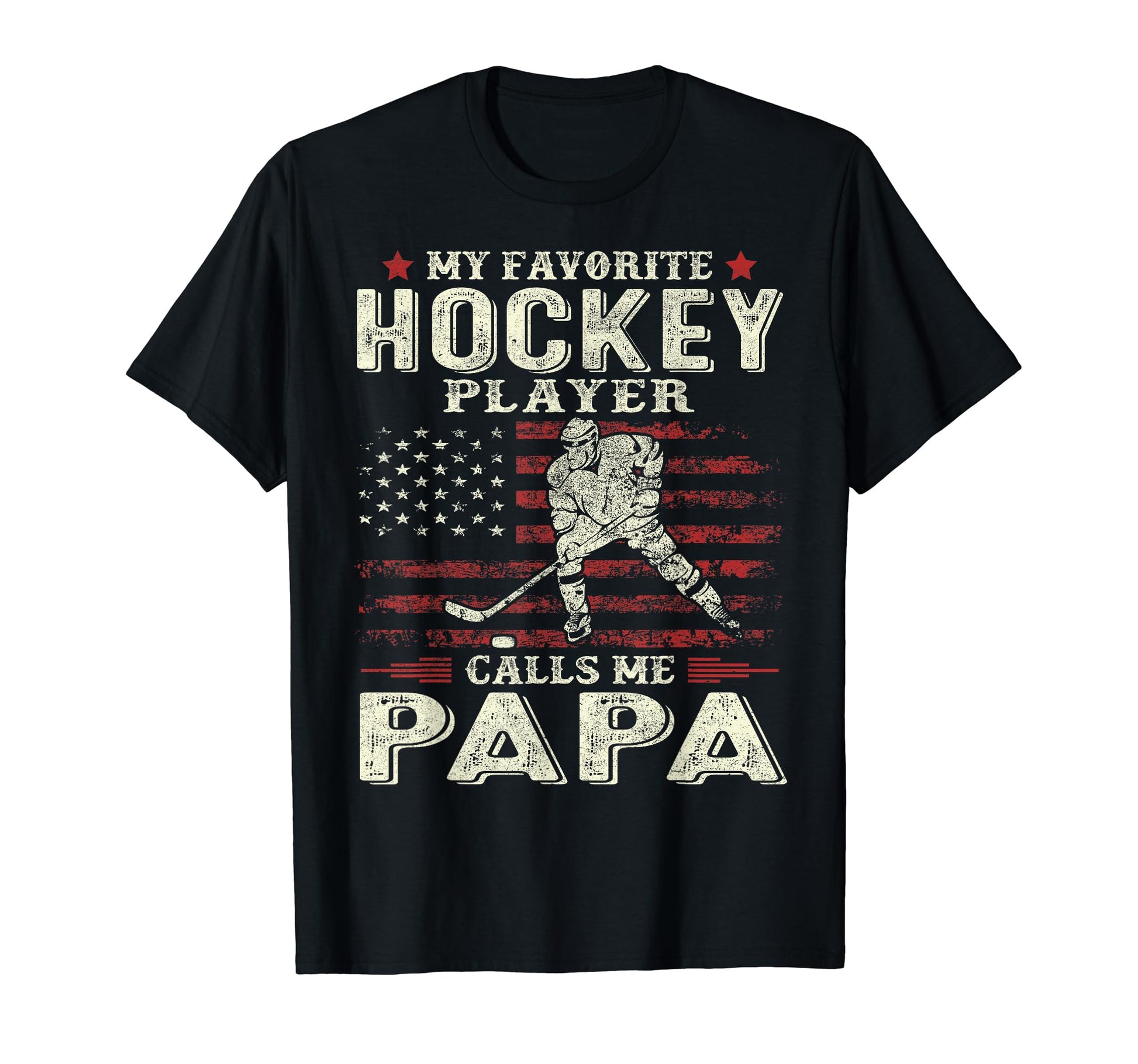 My Favorite Hockey Player Calls Me T-Shirt - Fun Novelty Design Unisex - T-Shirt, Sweatshirt, Hoodie