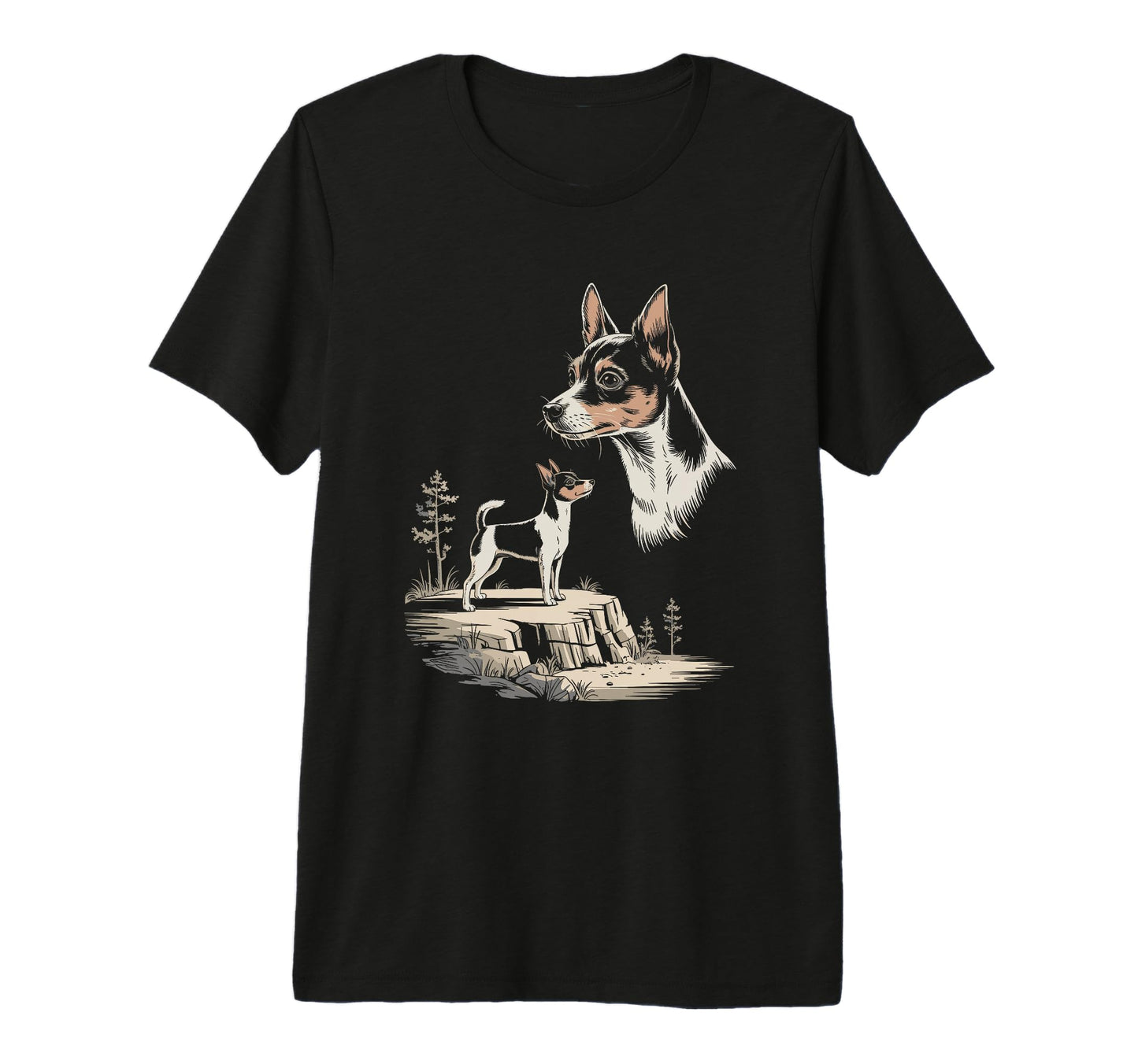 Mom Dad Toy Fox Terrier Dog Owner T-Shirt - Aesthetic Graphic Men Women - T-Shirt, Sweatshirt, Hoodie