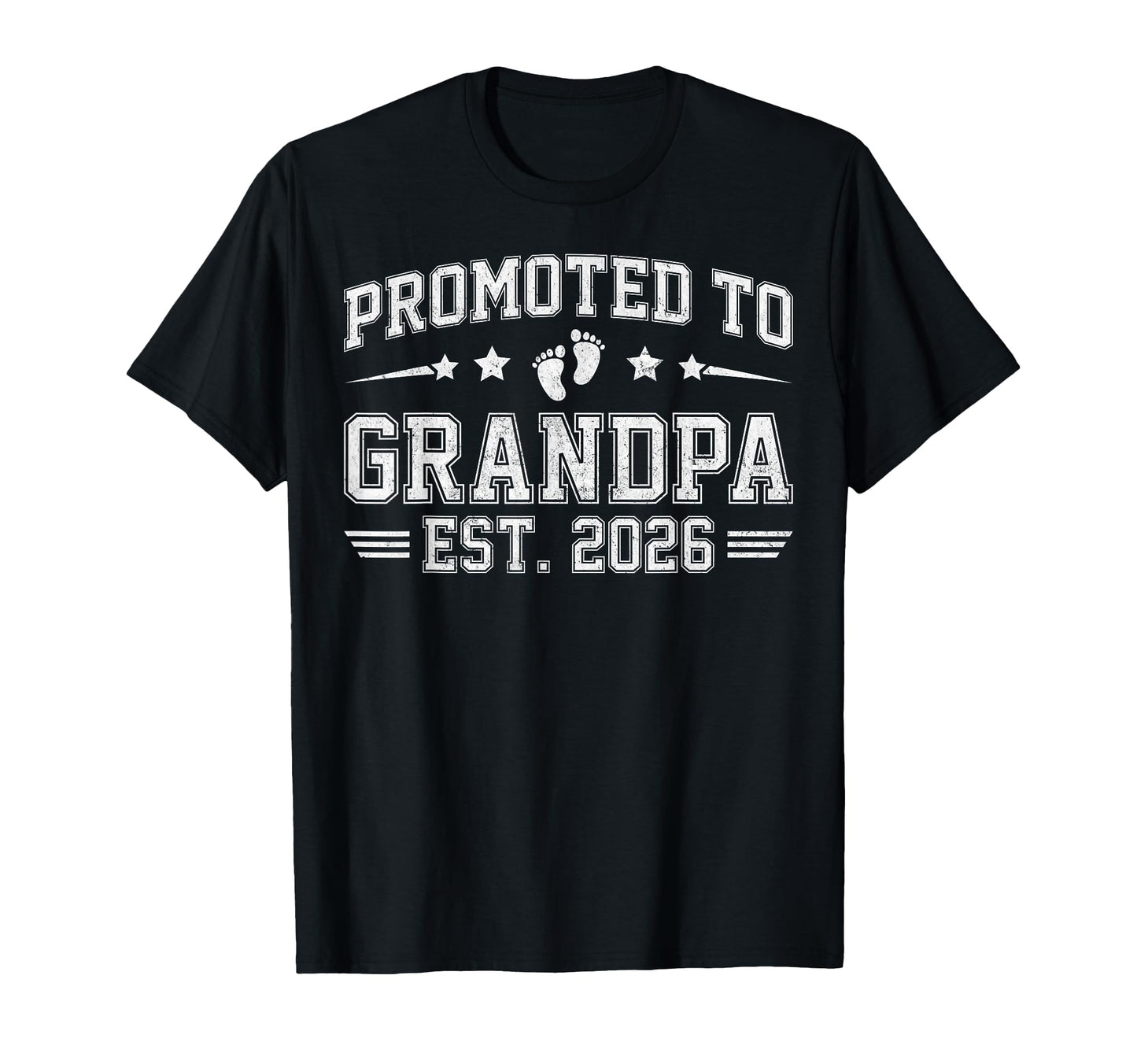 Mens Promoted To Grandpa Est 2026 T-Shirt - Unique Graphic Men Women - T-Shirt, Sweatshirt, Hoodie