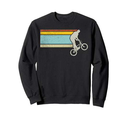 Bmx Wheelie Bike Trick Flatland Sweatshirt - Graphic Print Men Women - T-Shirt, Sweatshirt, Hoodie