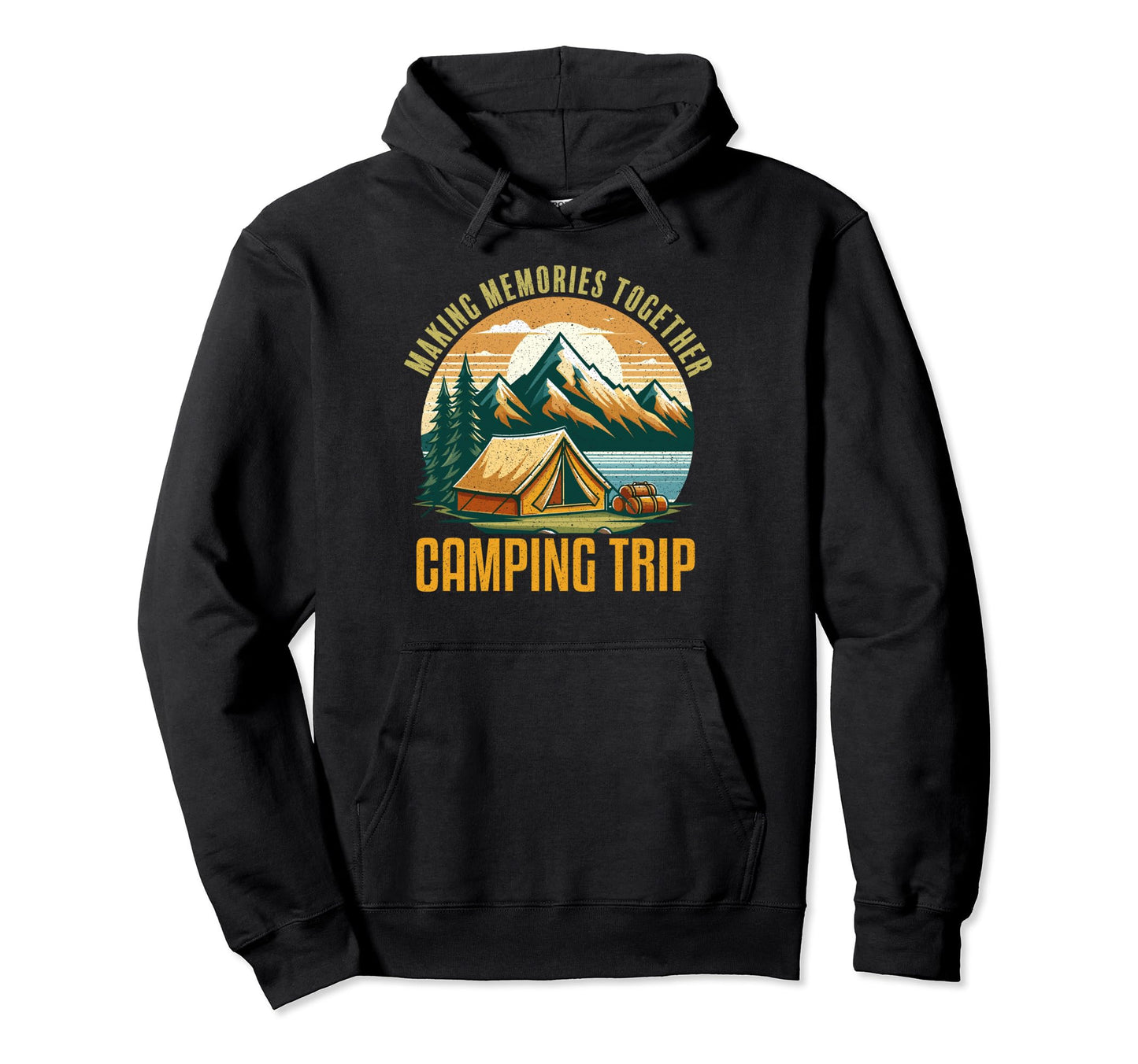 Camping Matching Family Camper Group Hoodie - Trendy Graphic Men Women - T-Shirt, Sweatshirt, Hoodie