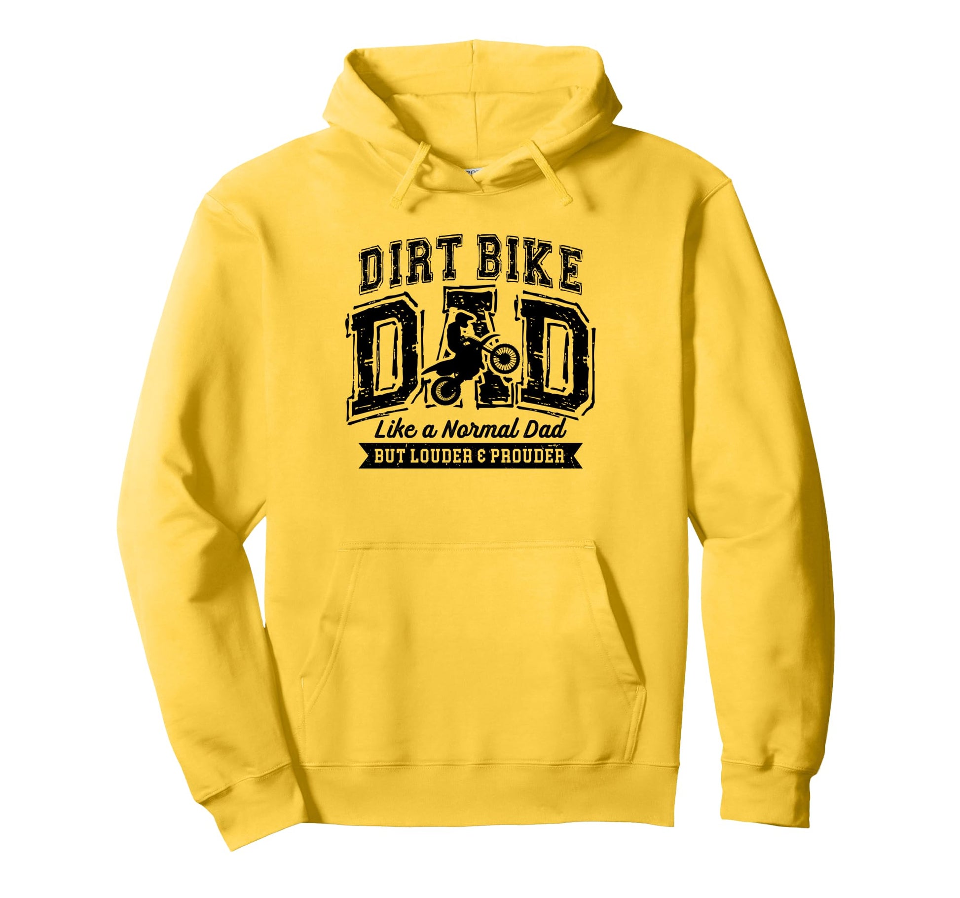 Dirt Bike Dad Like Normal Dad Proud Hoodie - Aesthetic Graphic Men Women - T-Shirt, Sweatshirt, Hoodie